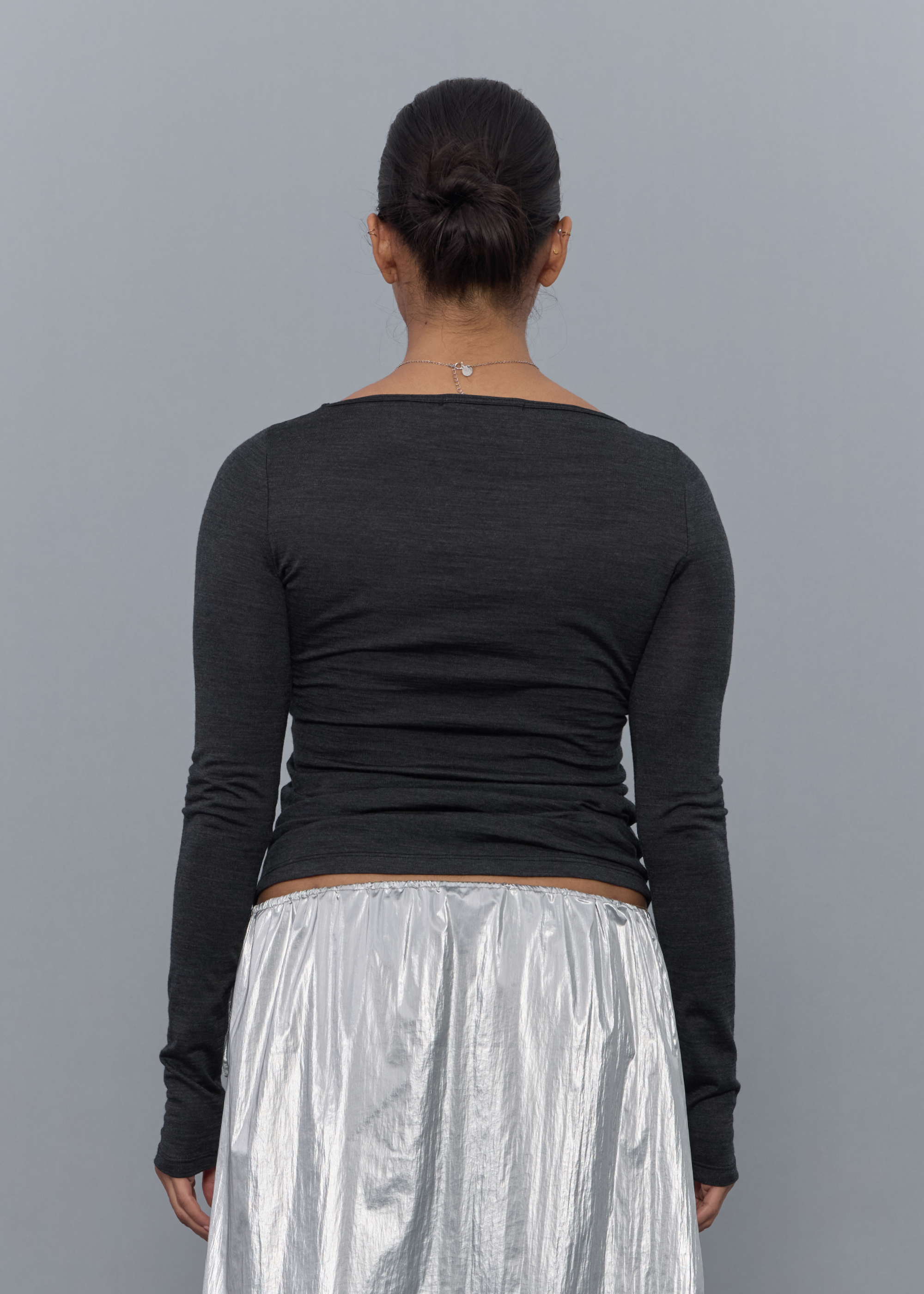 Connection Wool Top ~ Cinder