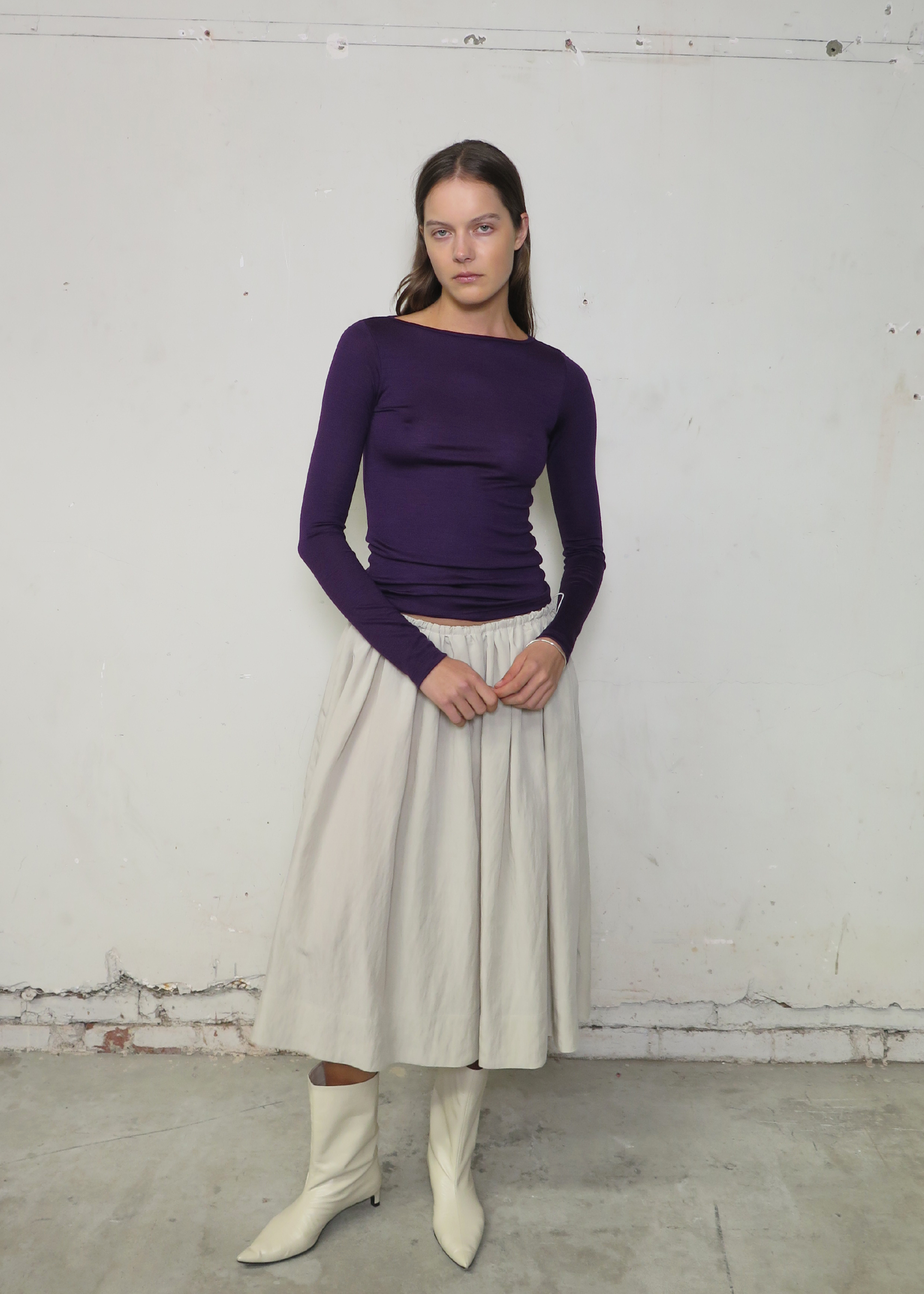 Connection Wool Top ~ Royal Purple