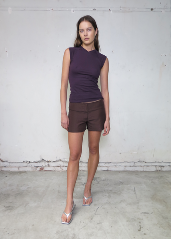 Connection Wool Top ~ Brown