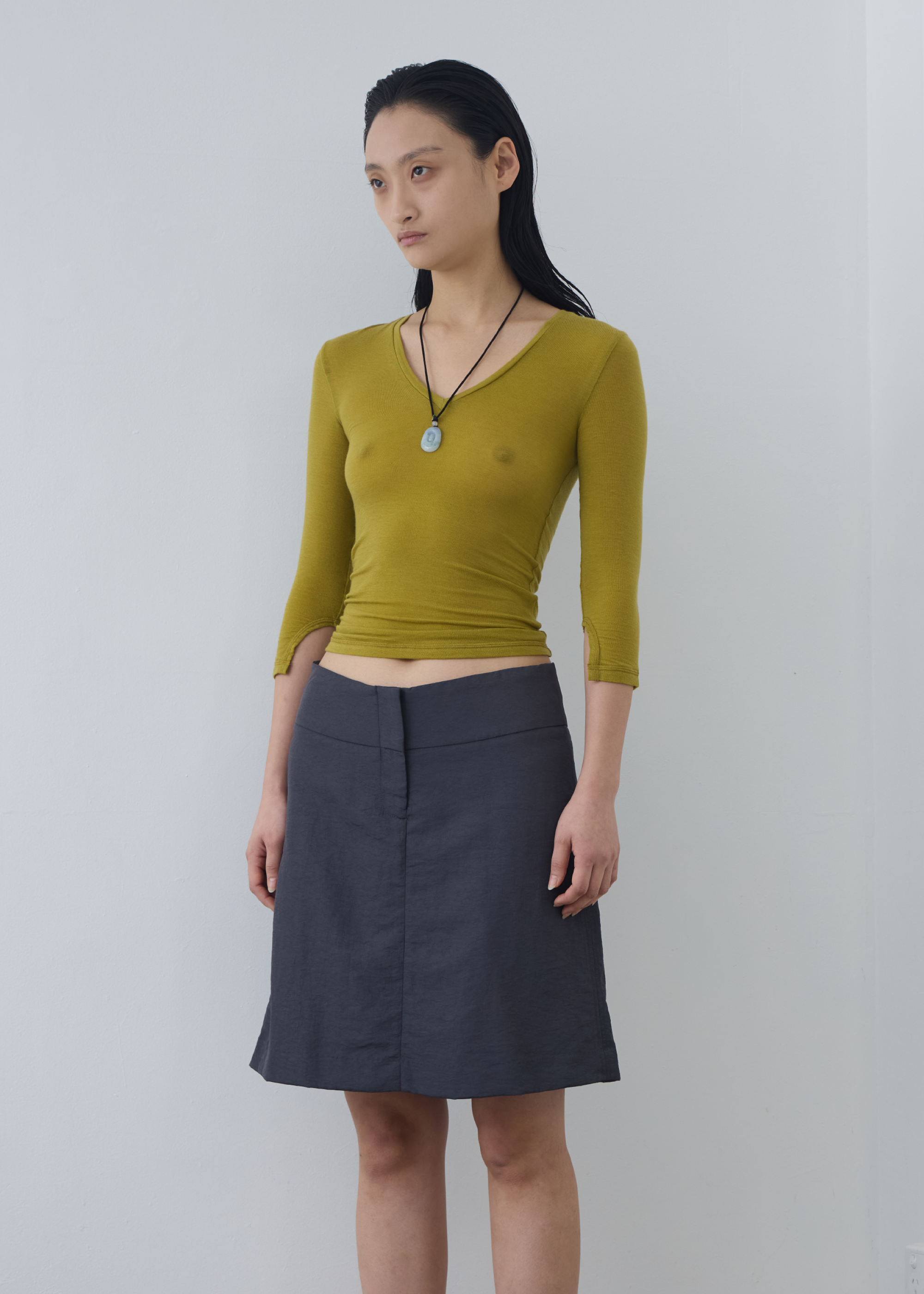 Refract Skirt ~ Slate