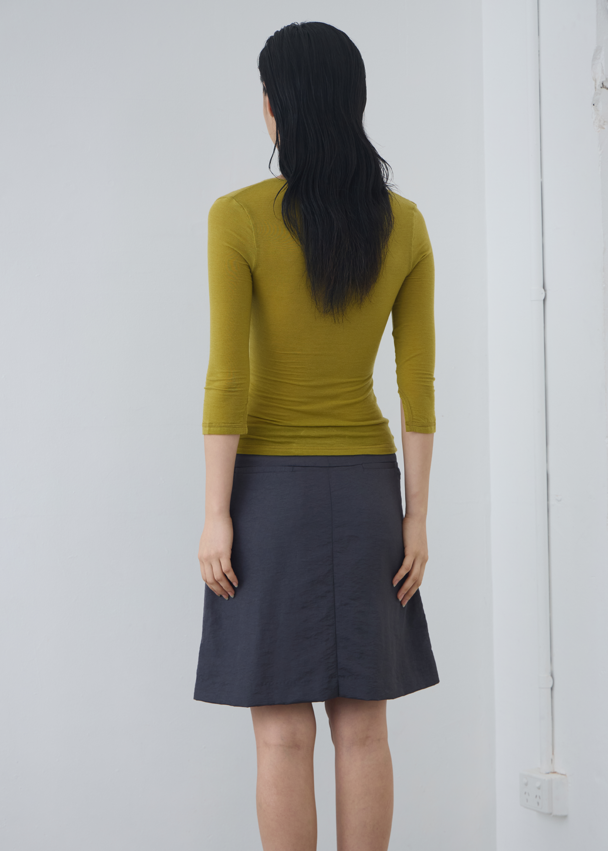 Refract Skirt ~ Slate