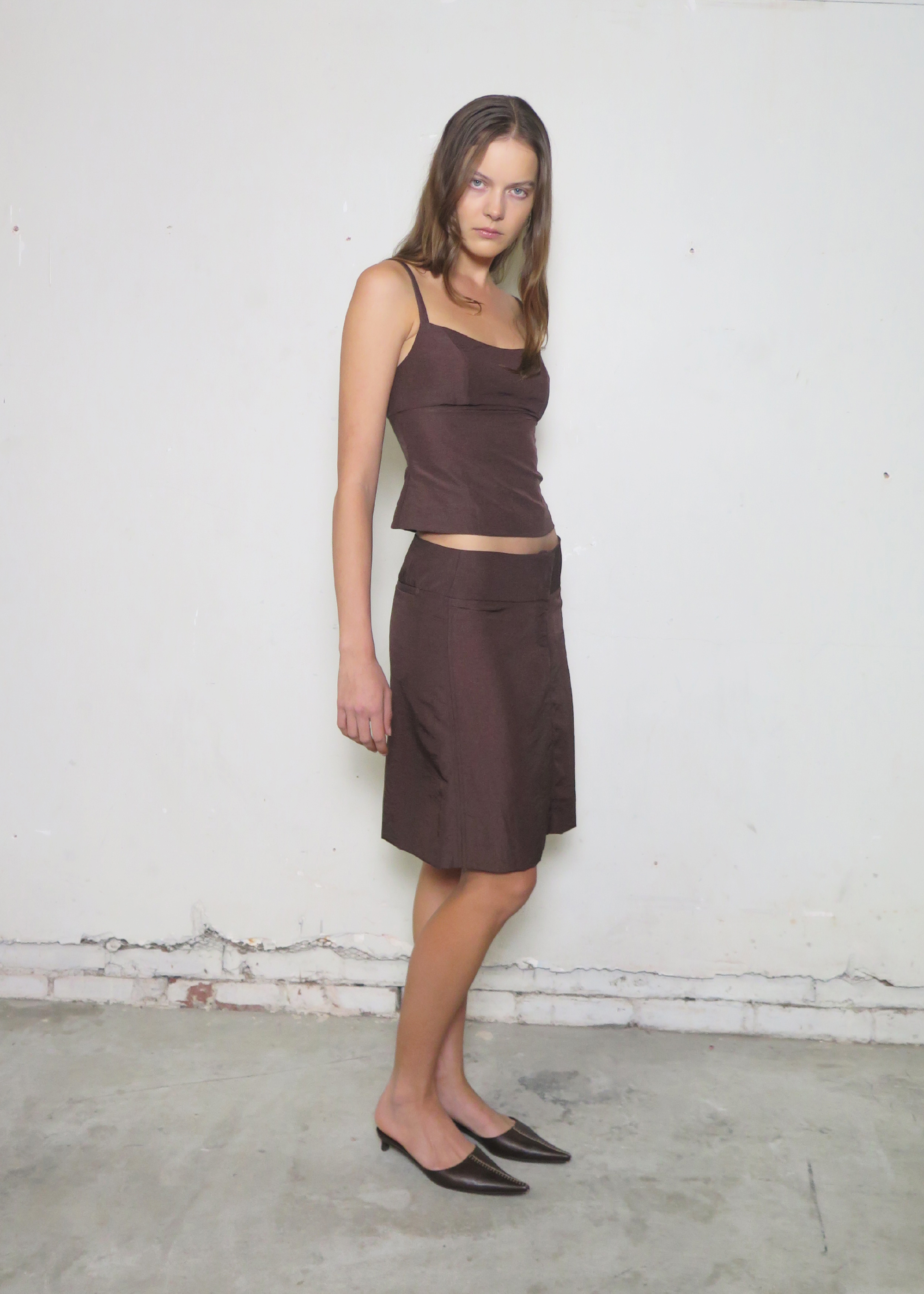 Refract Skirt ~ Umber