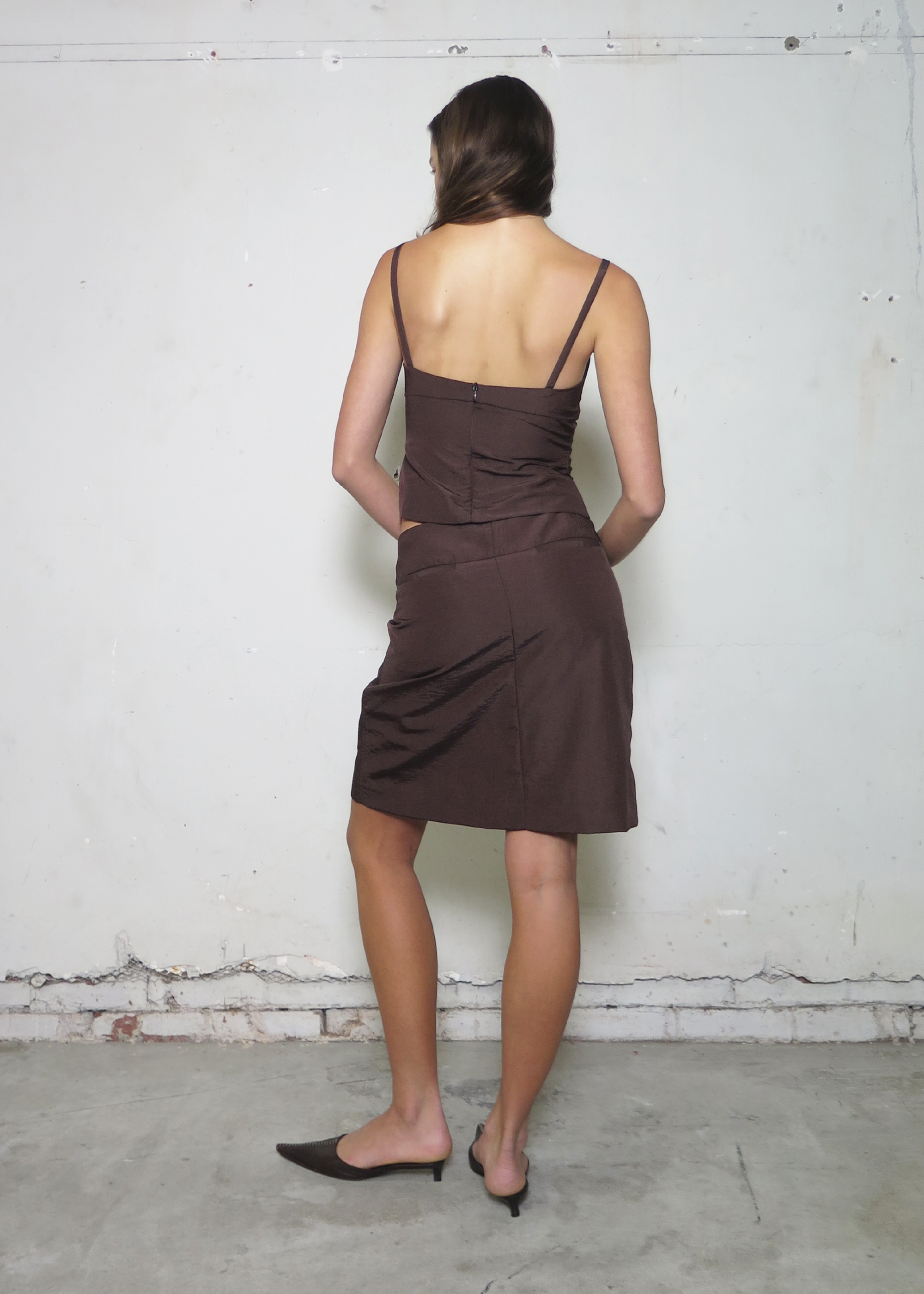 Refract Skirt ~ Umber