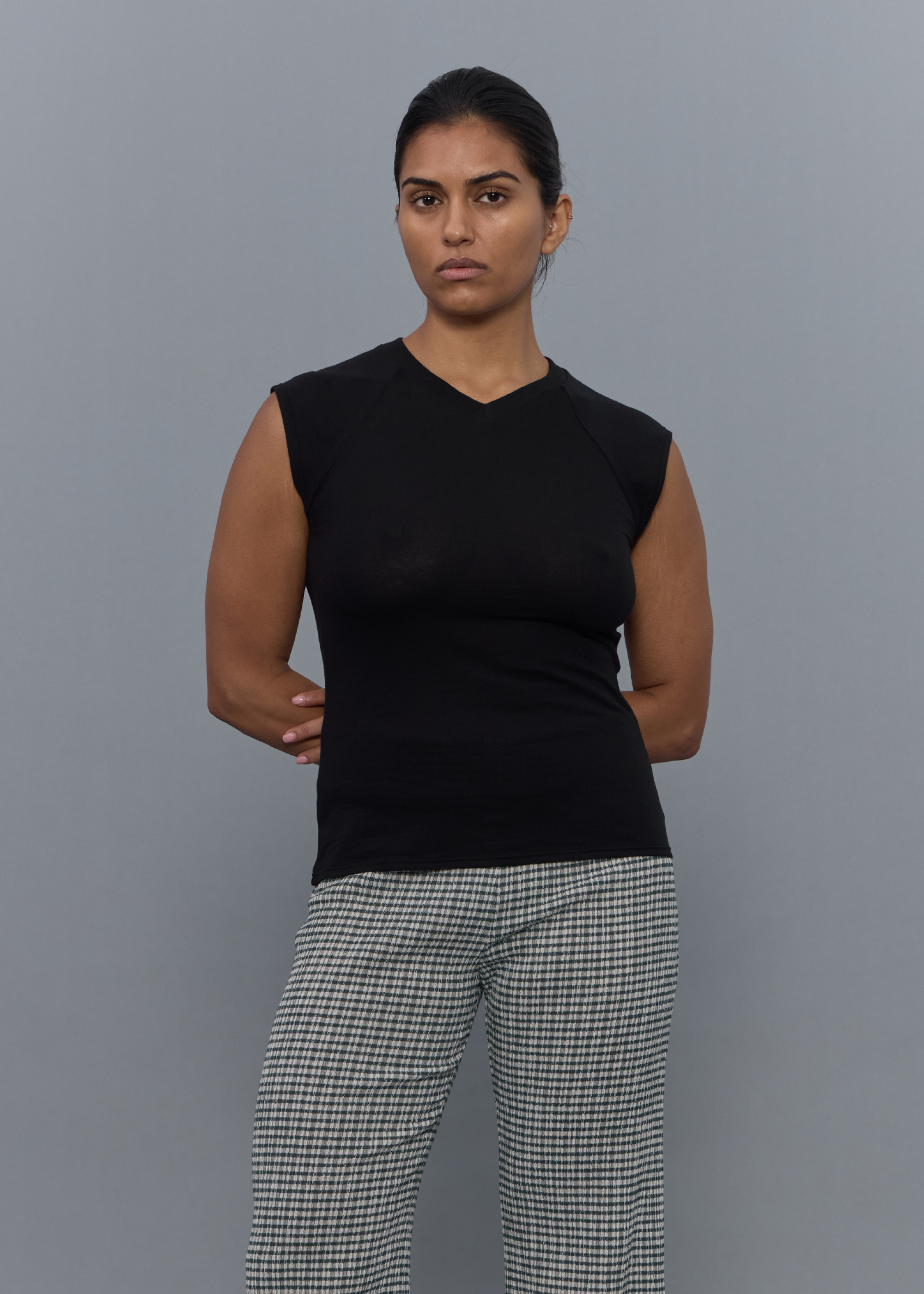 Beam V-Neck Tee ~ Black