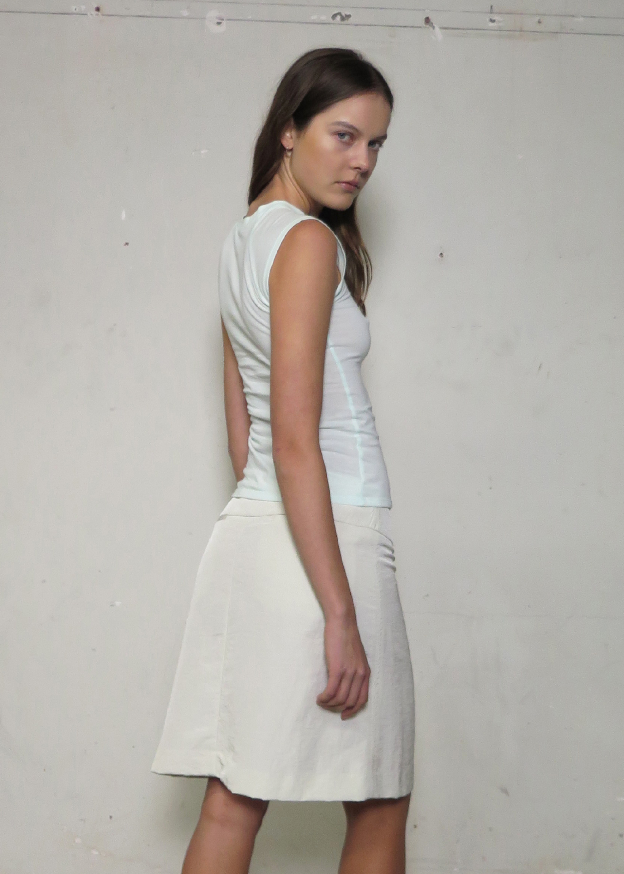 Beam V-Neck Tee ~ Ice