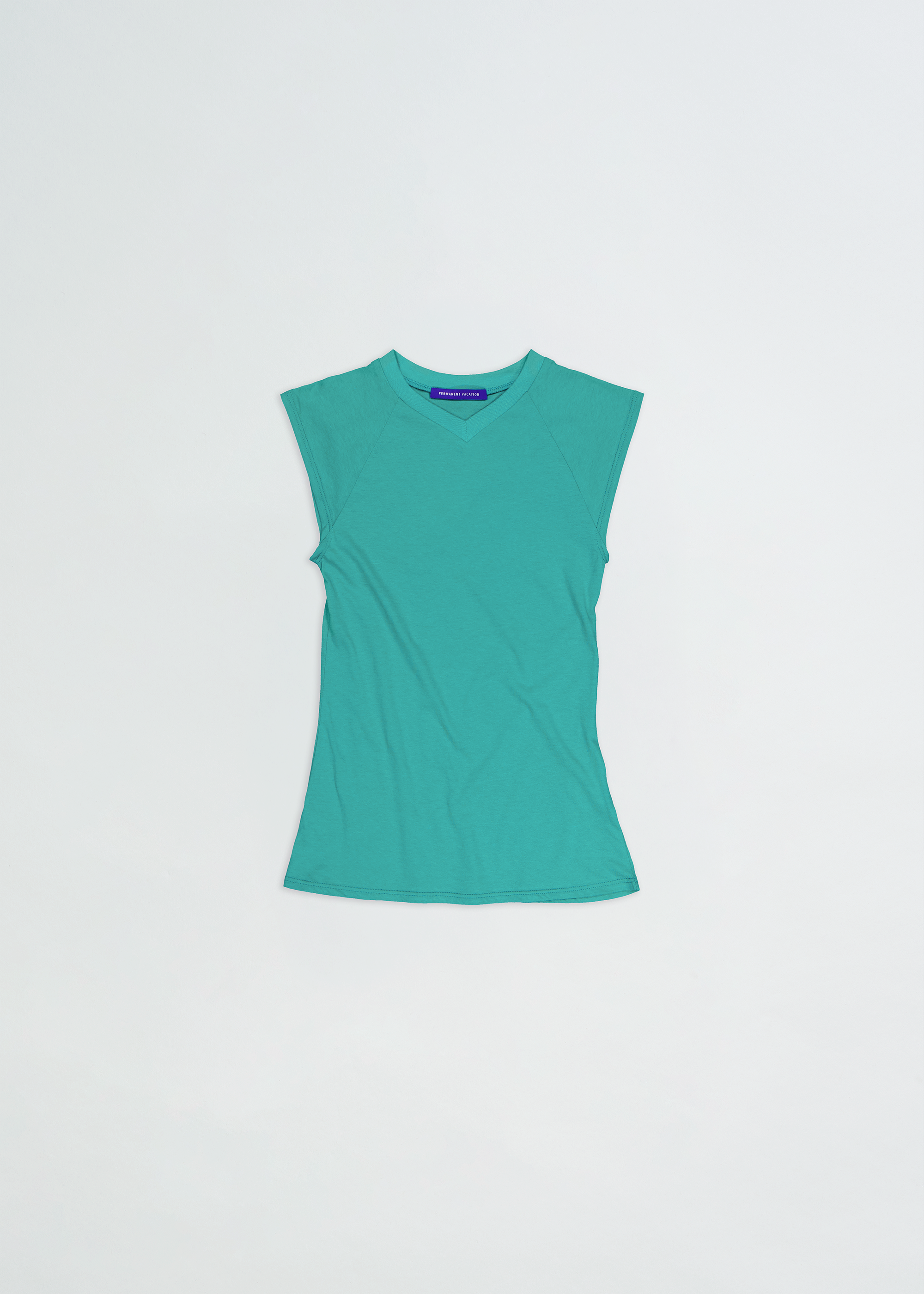 Beam V-Neck Tee ~ Lagoon