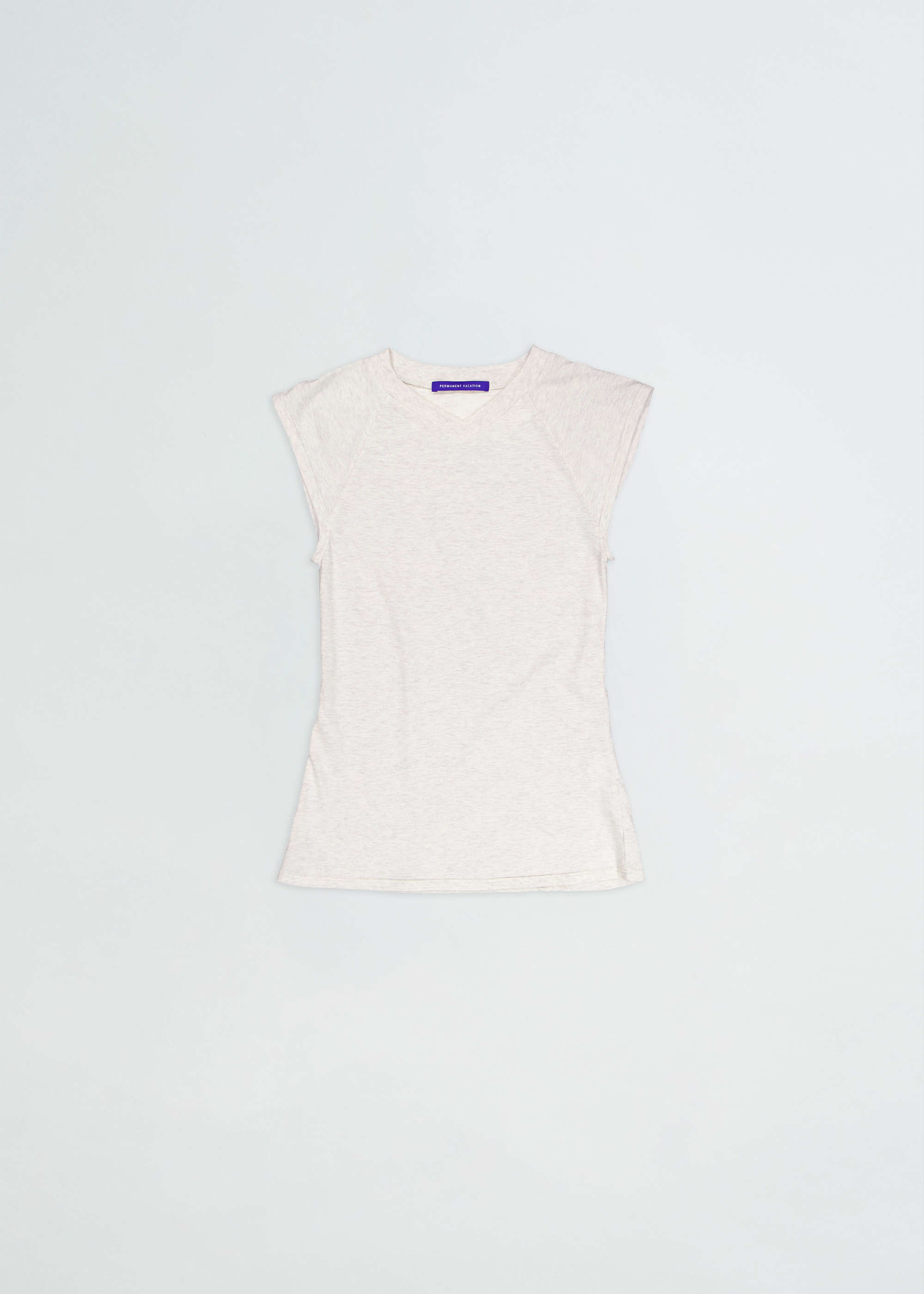 Beam V-Neck Tee ~ Snow