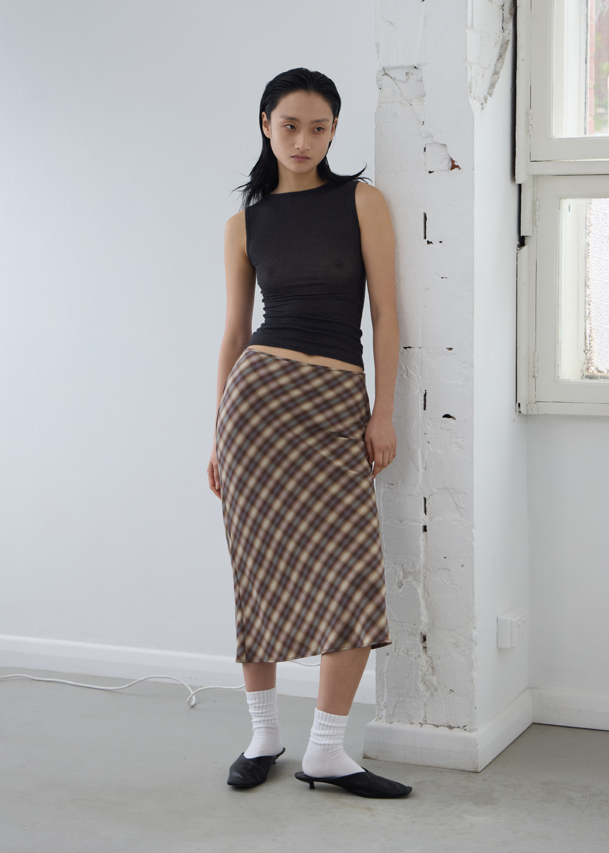 Connection Tank ~ Black Stripe