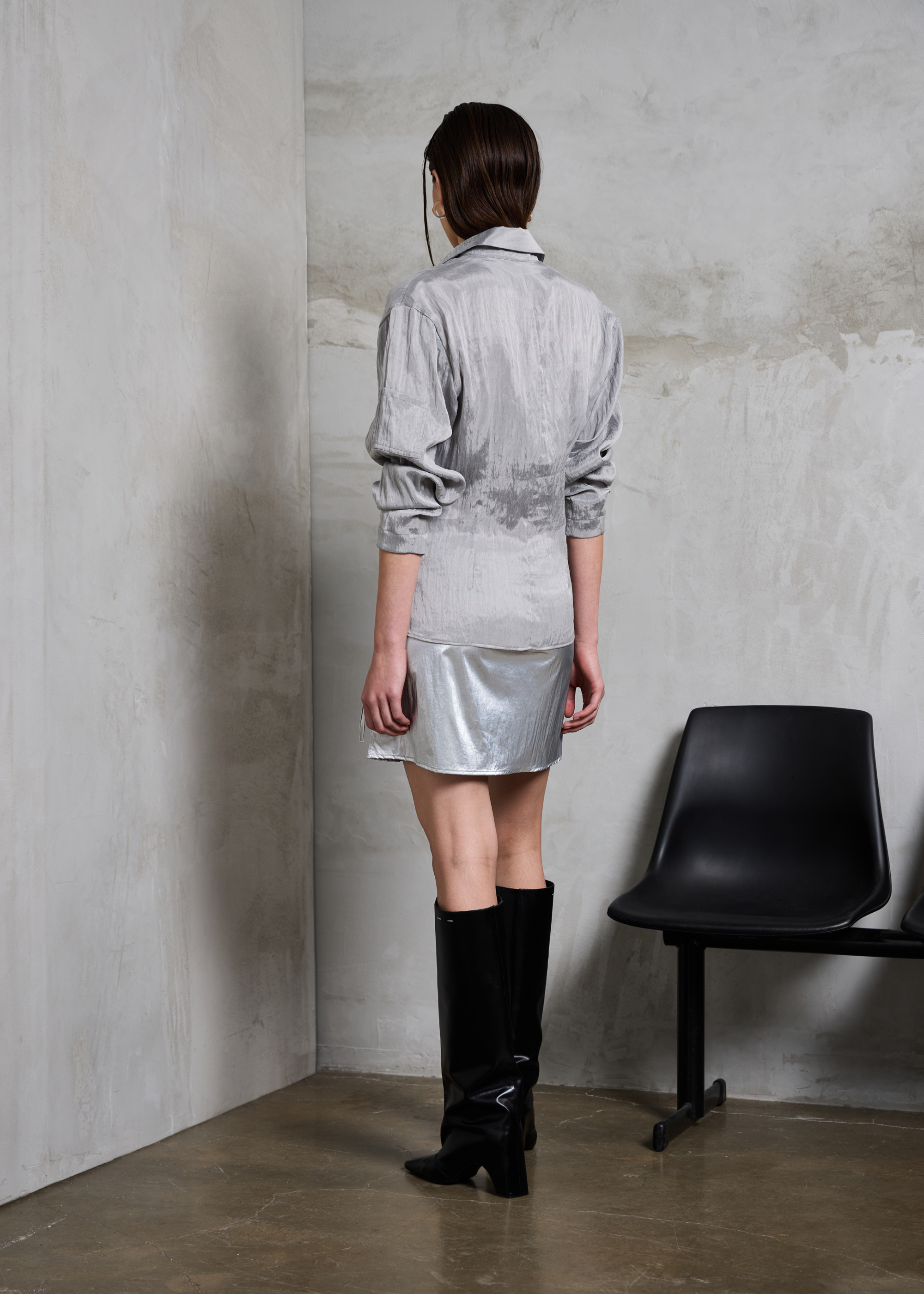 Orbit Skirt ~ Silver