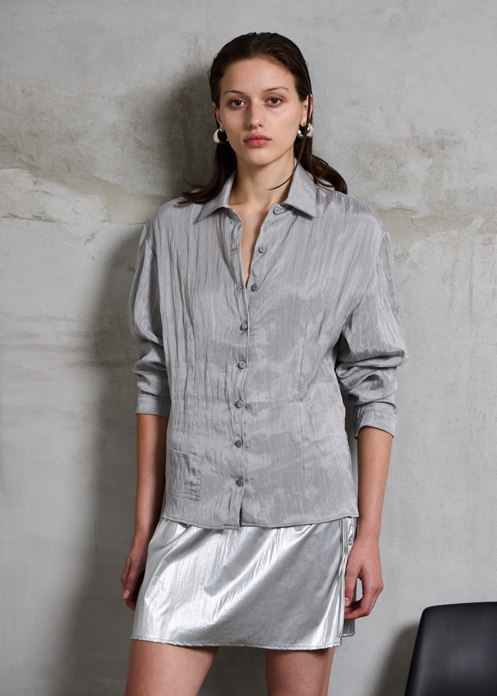 Orbit Skirt ~ Silver
