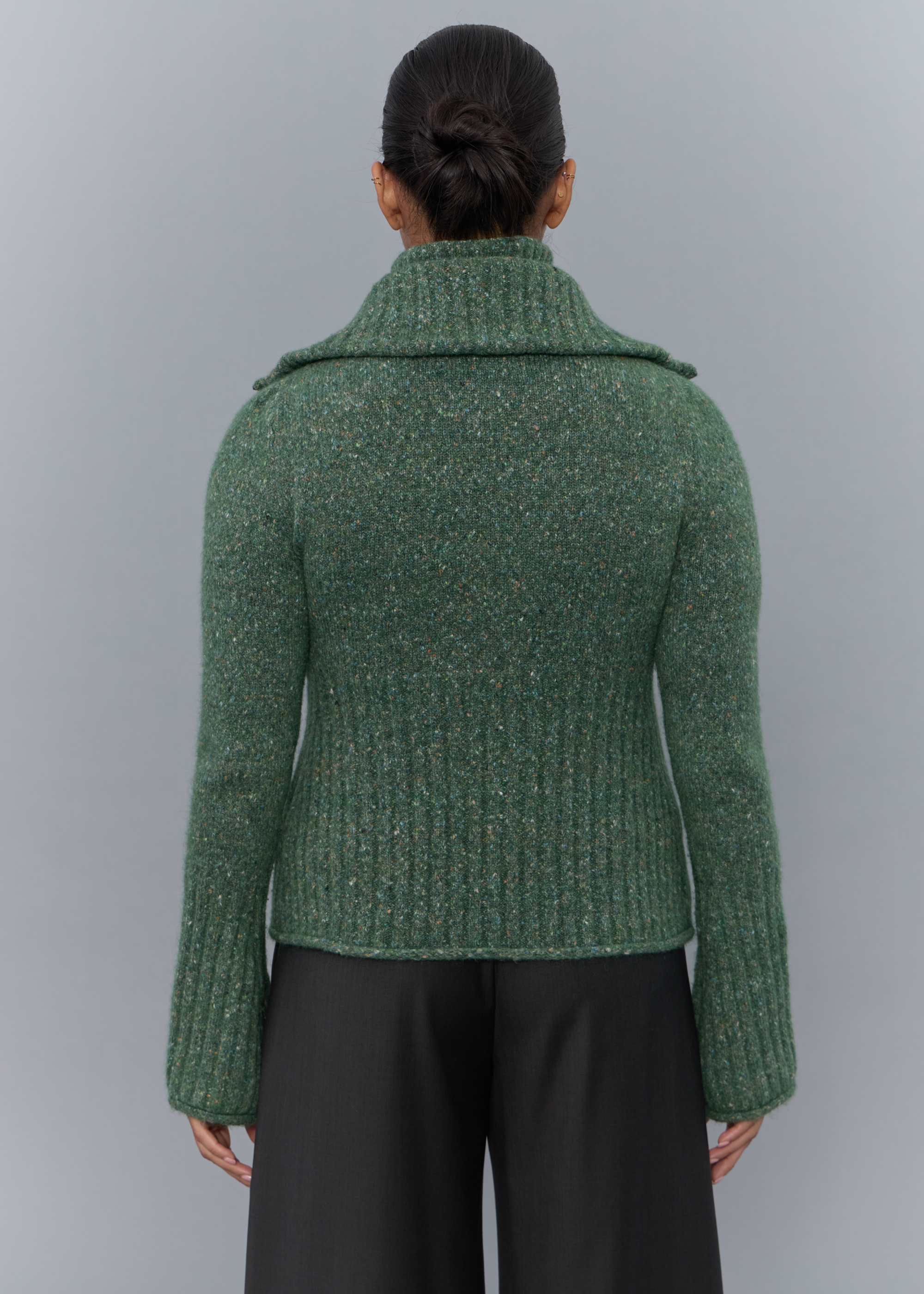 Nest Knitted Cardigan ~ Cypress