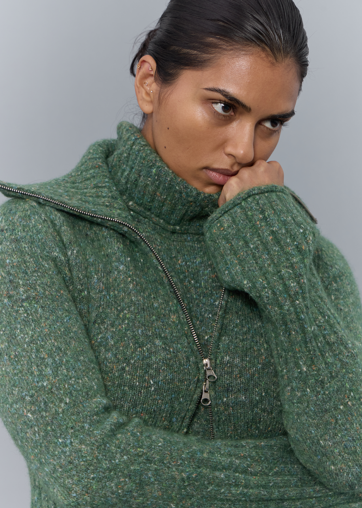 Nest Knitted Cardigan ~ Cypress