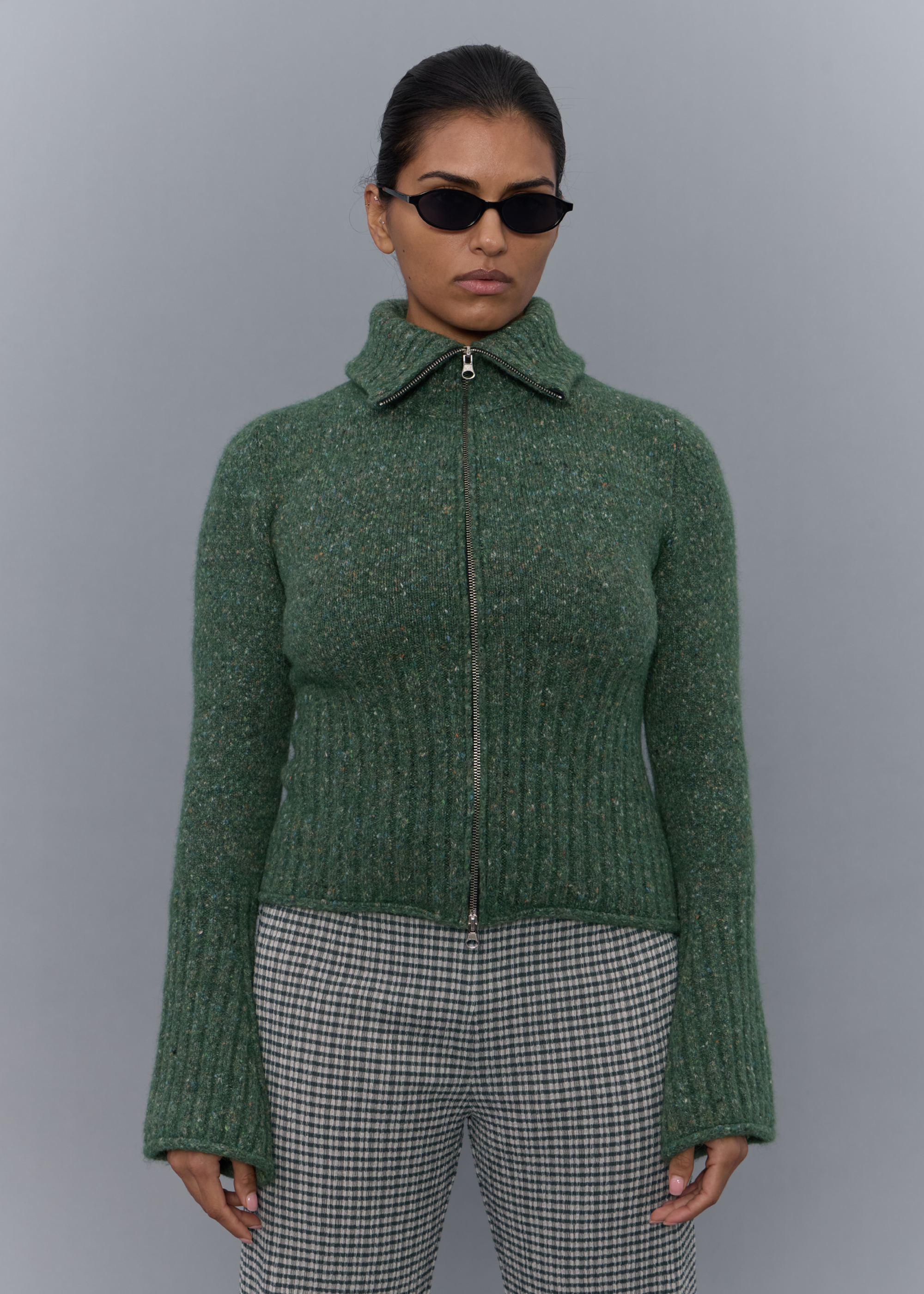 Nest Knitted Cardigan ~ Cypress