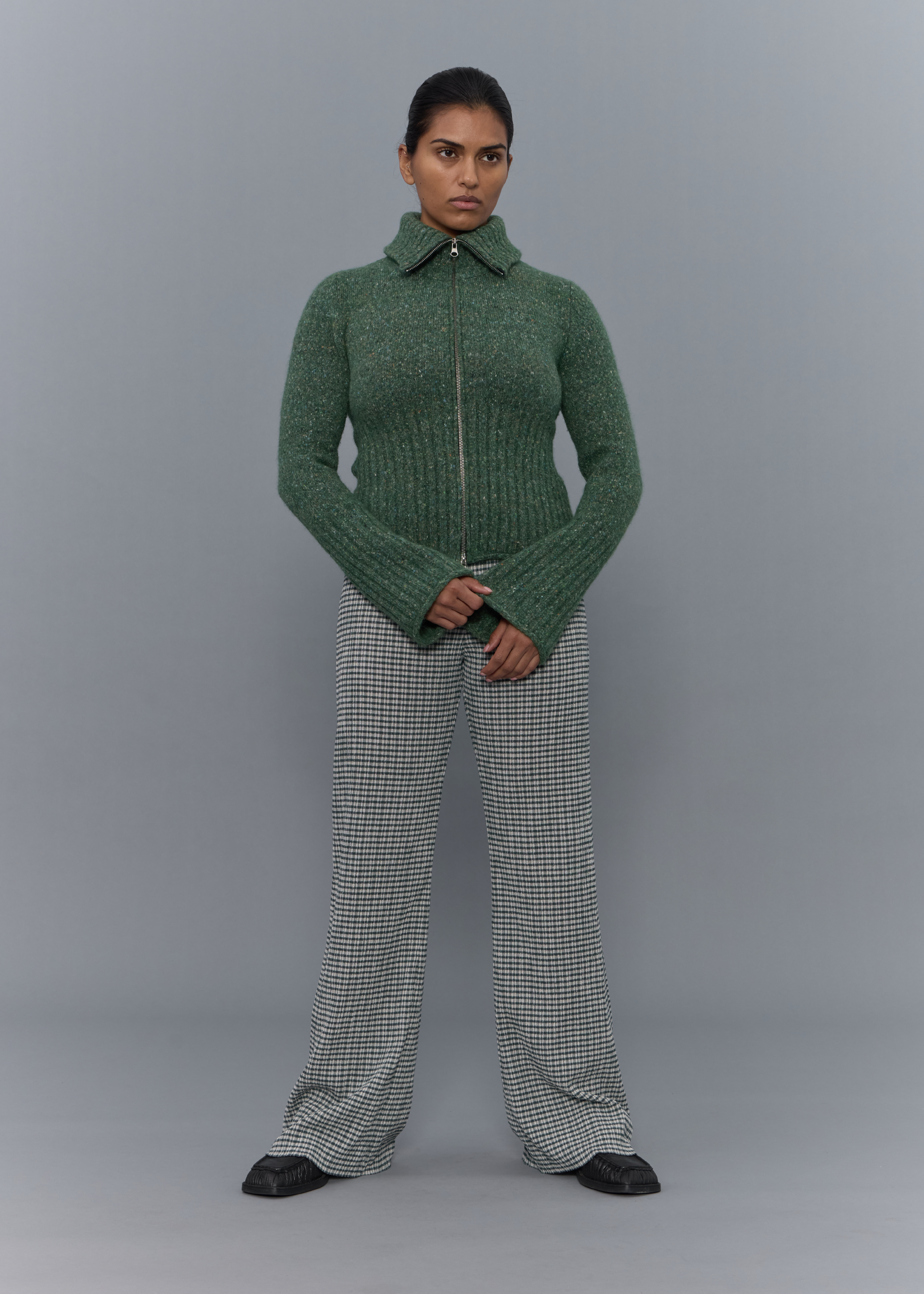 Nest Knitted Cardigan ~ Cypress