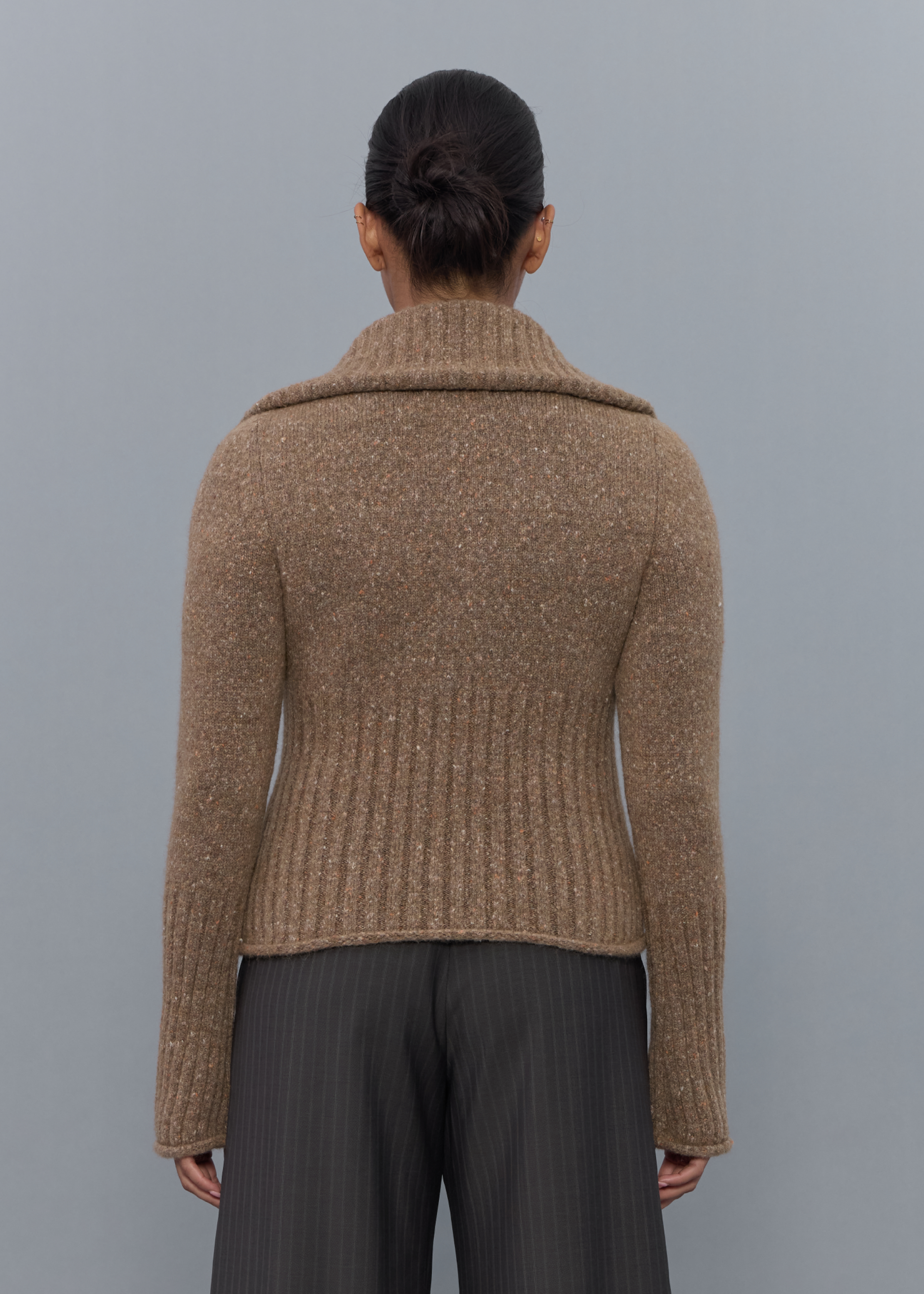 Nest Knitted Cardigan ~ Fawn