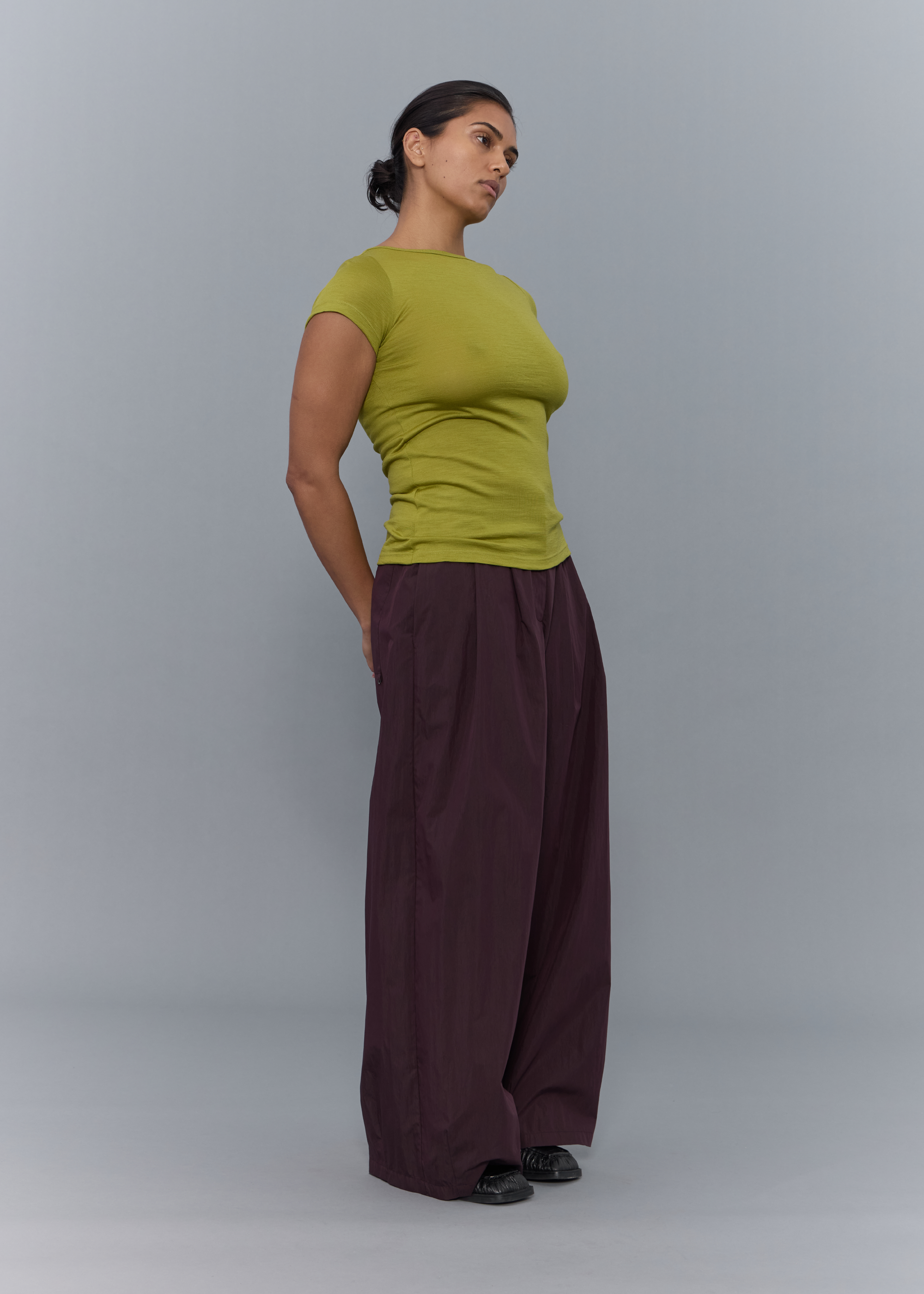 Pillar Trouser ~ Mulberry