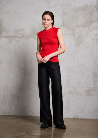 Distil Trouser ~ Black Stripe