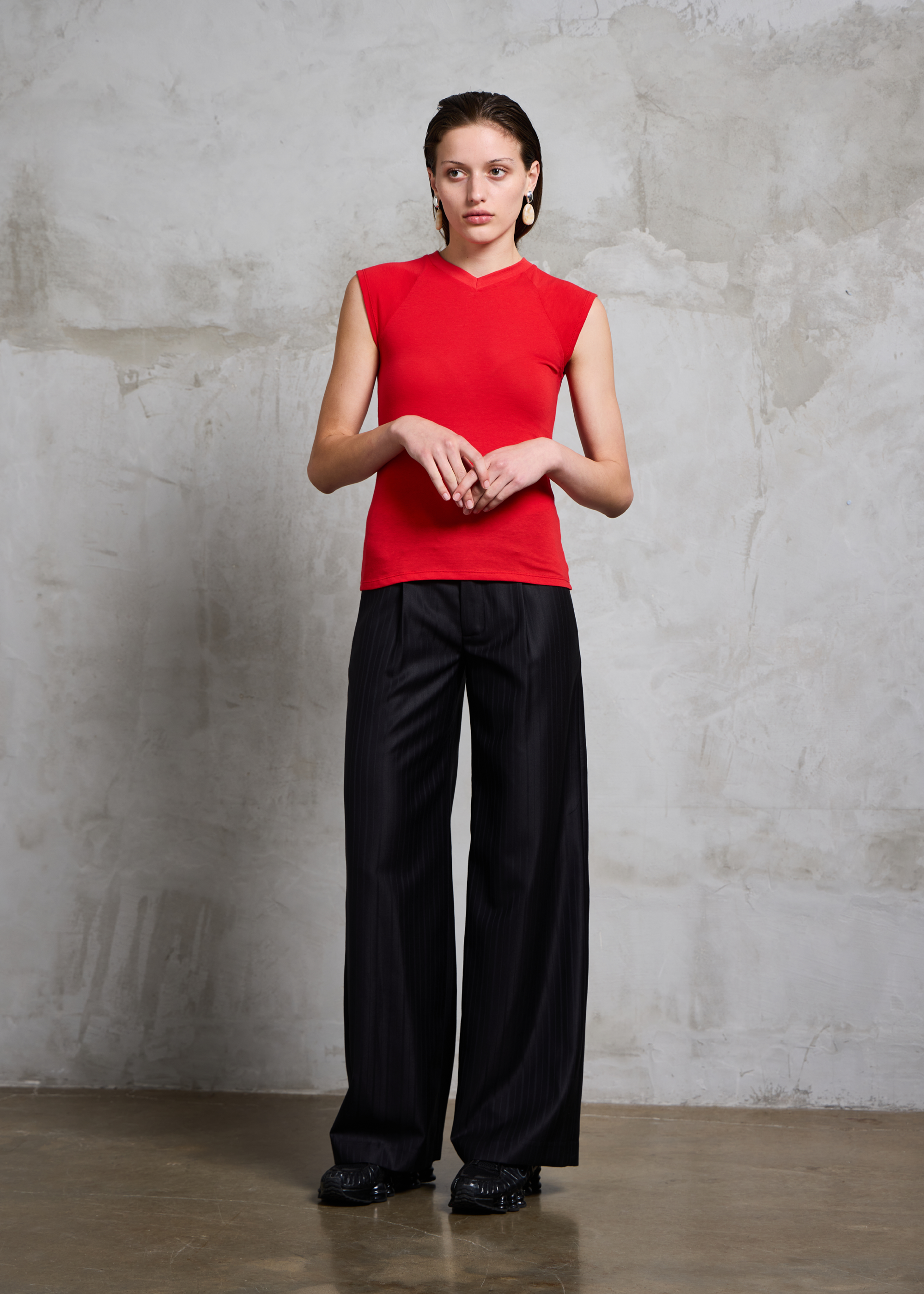 Distil Trouser ~ Black Stripe