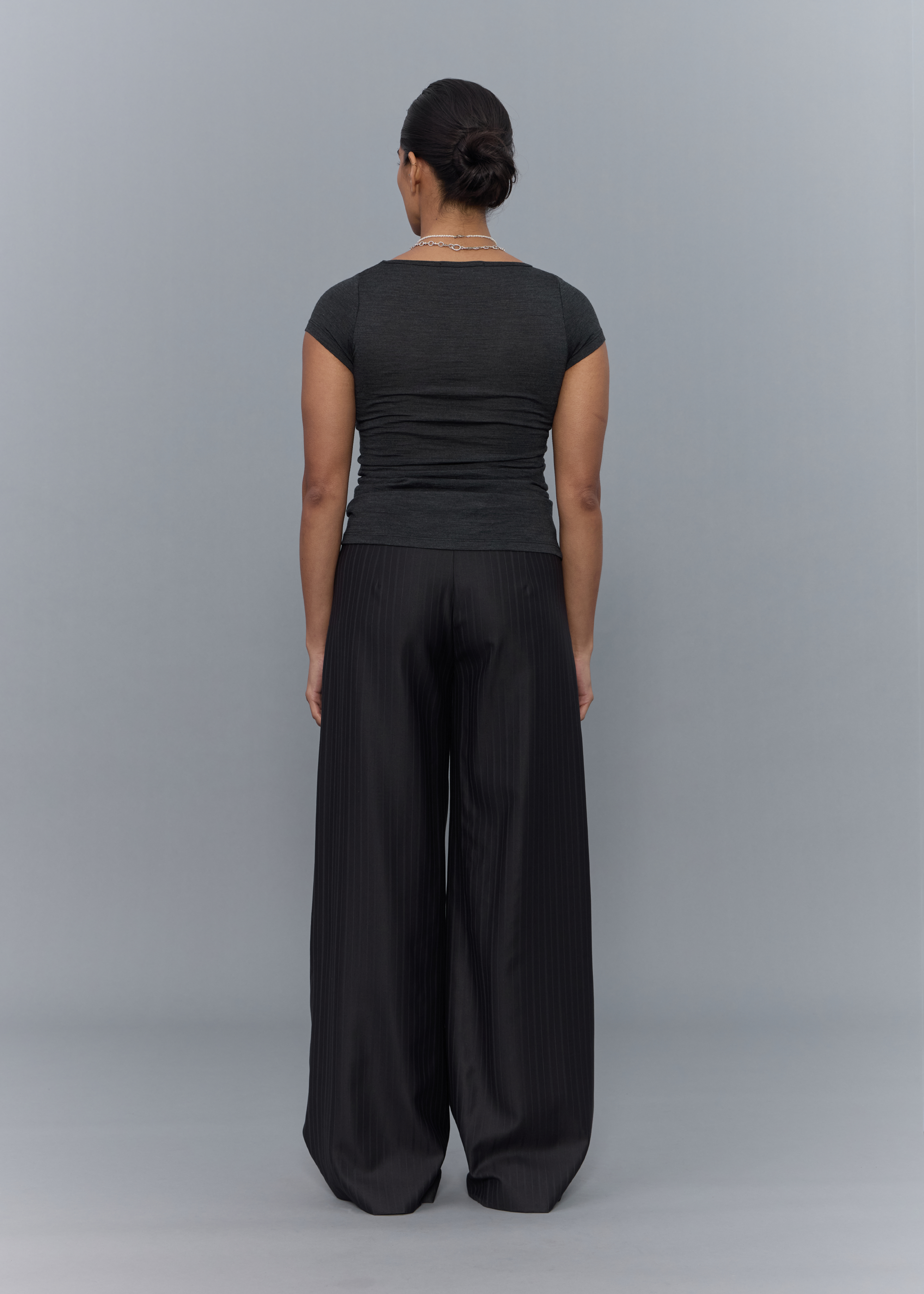 Distil Trouser ~ Black Stripe