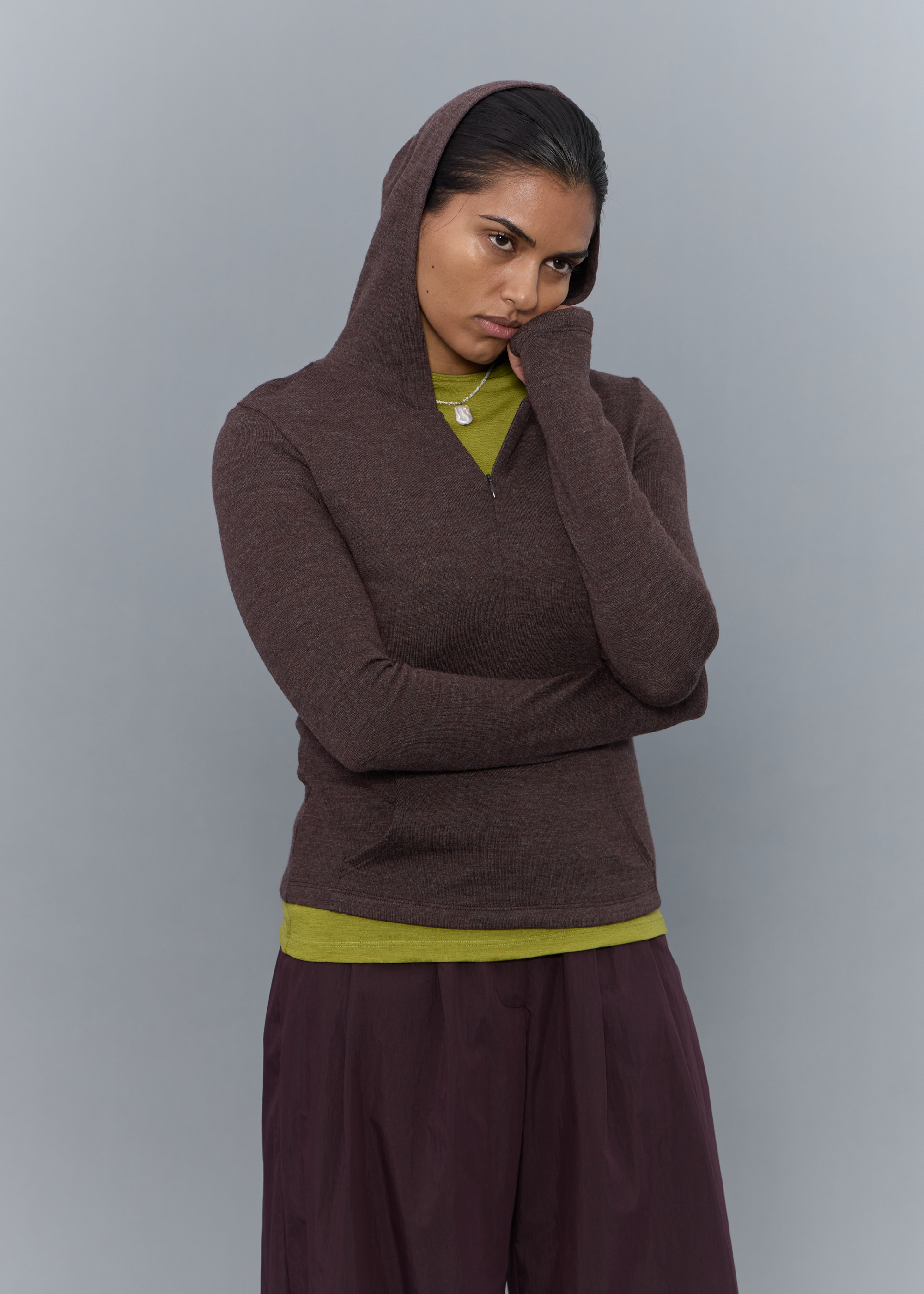 Habitat Wool Hoodie ~ Earth