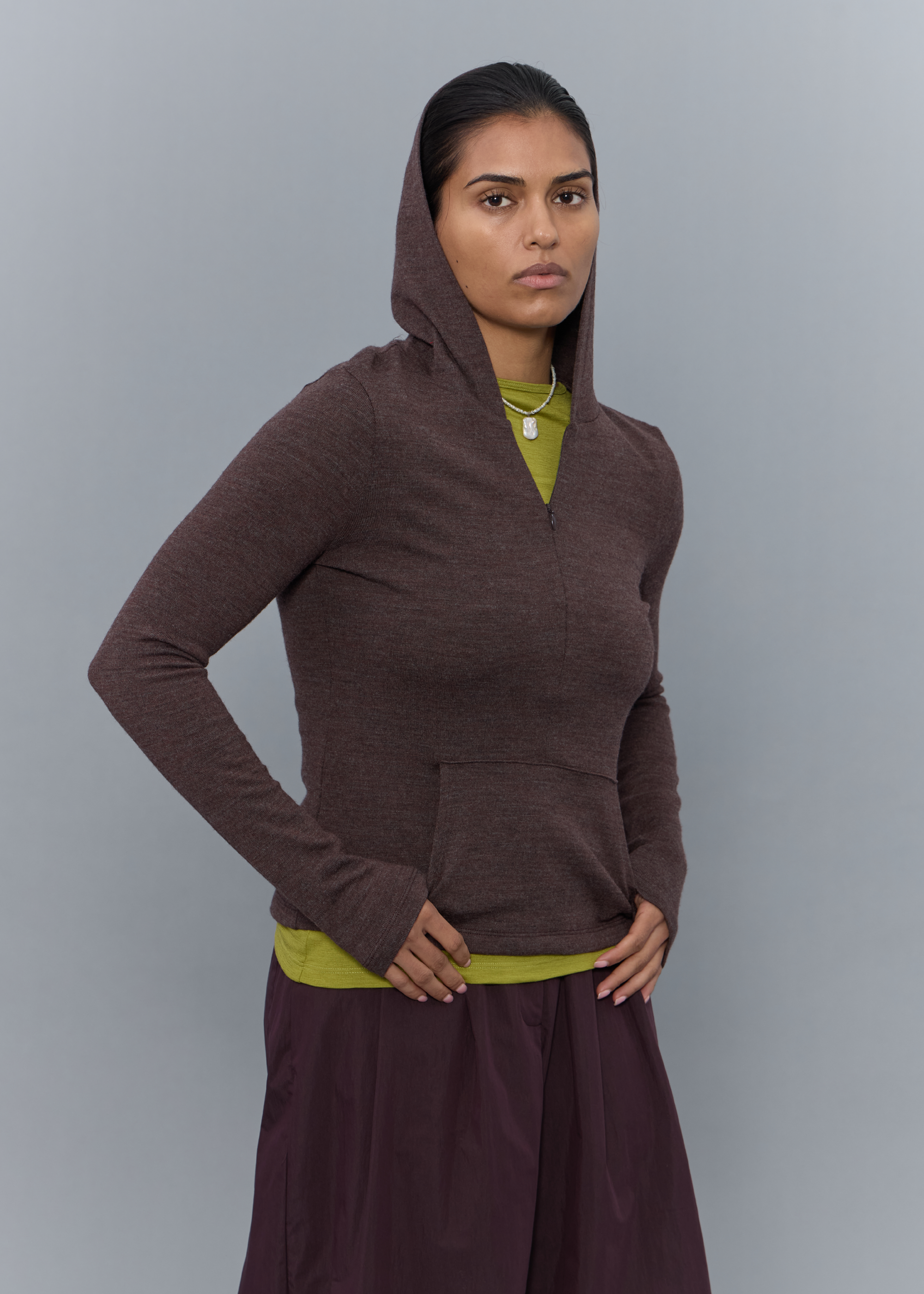 Habitat Wool Hoodie ~ Earth