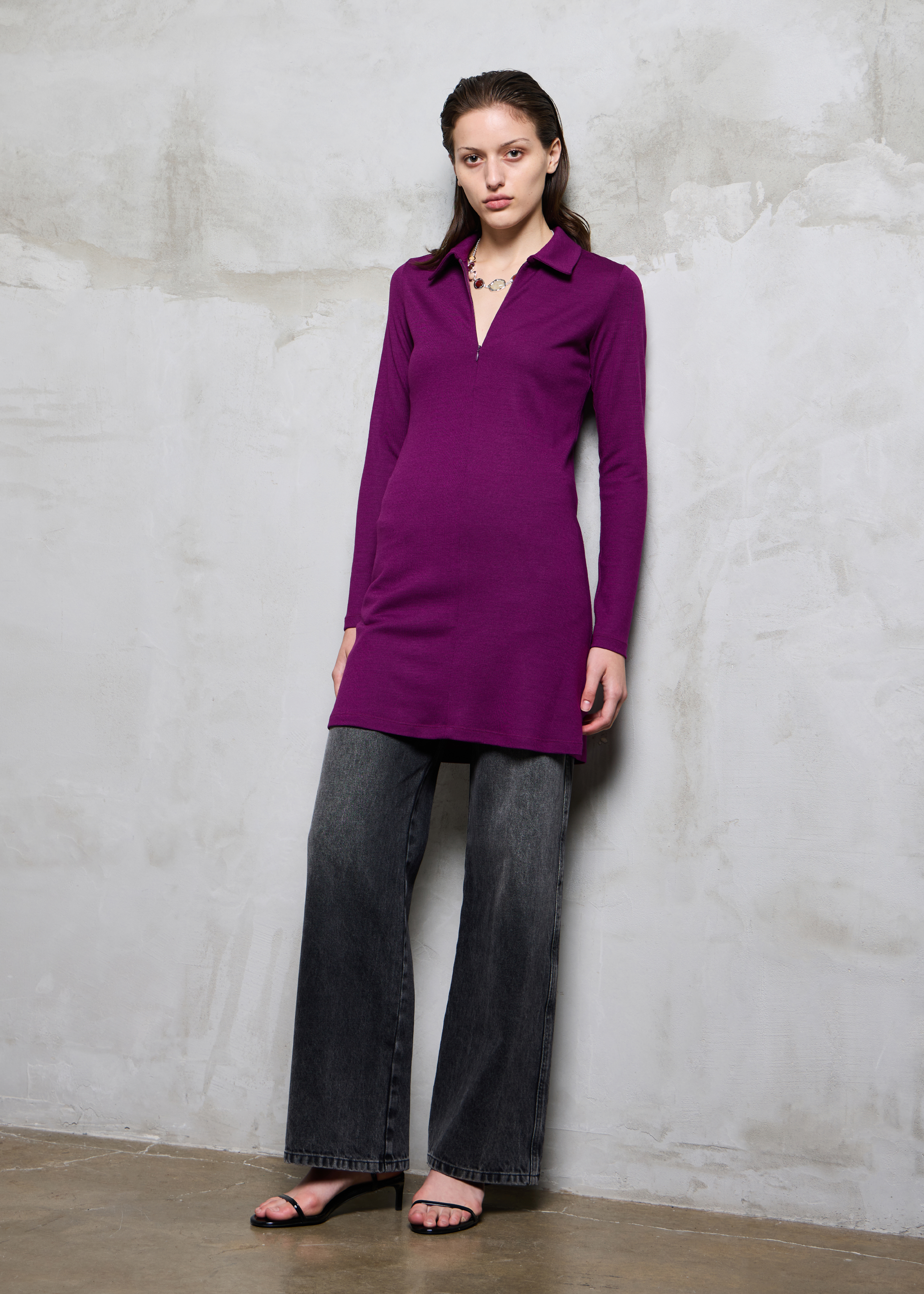 Habitat Wool Dress ~ Orchid
