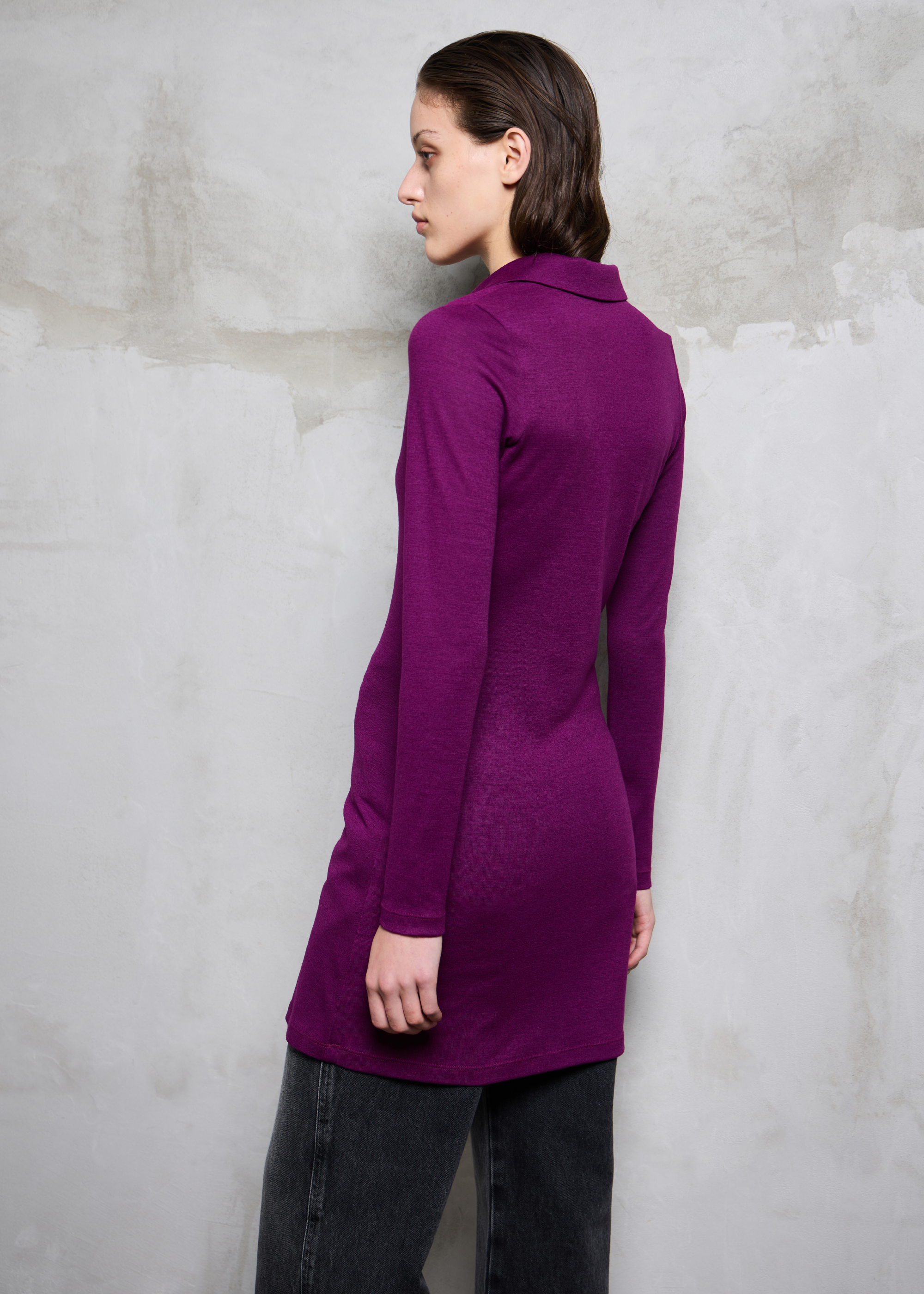 Habitat Wool Dress ~ Orchid