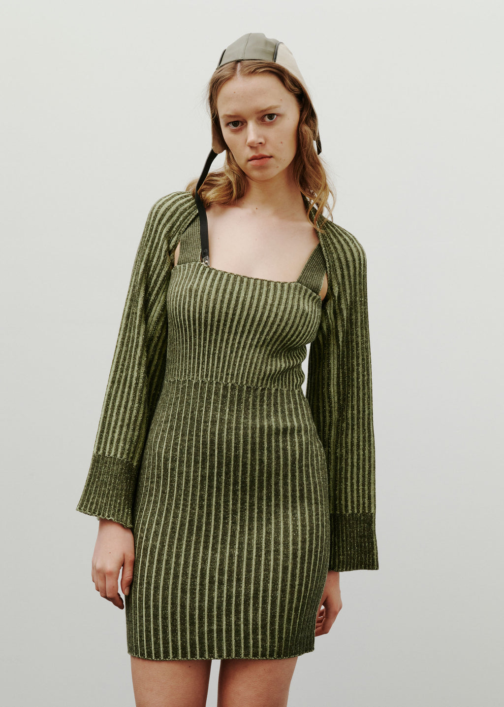 Kinetic Knitted Shrug ~ Meadow