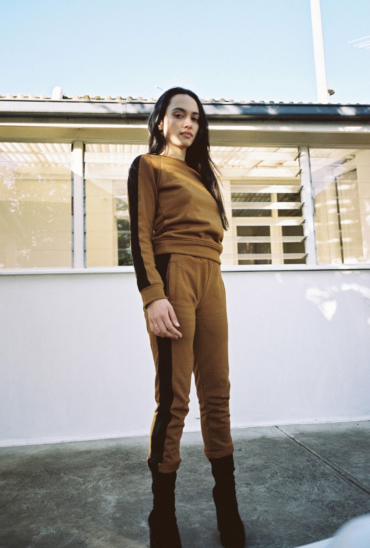 Contrast Sweatpants