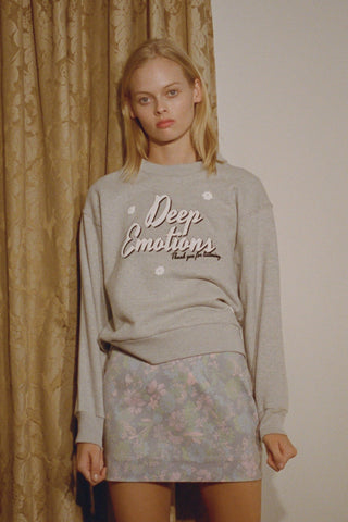 Deep Emotions Sweatshirt ~ Grey