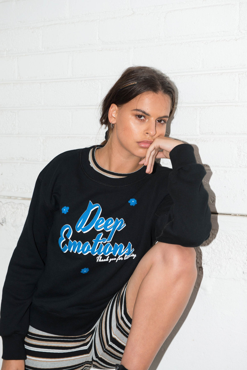 Deep Emotions Sweatshirt ~ Black