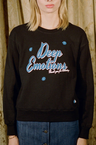Deep Emotions Sweatshirt ~ Black