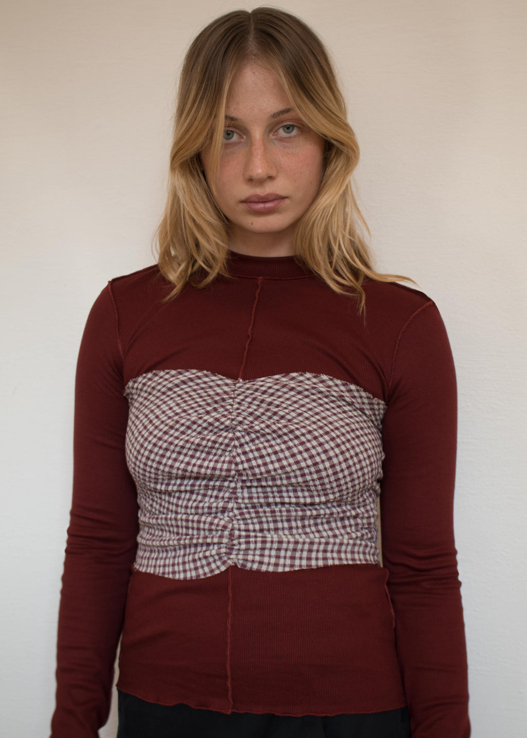 Luxe Longline Top ~ Burgundy