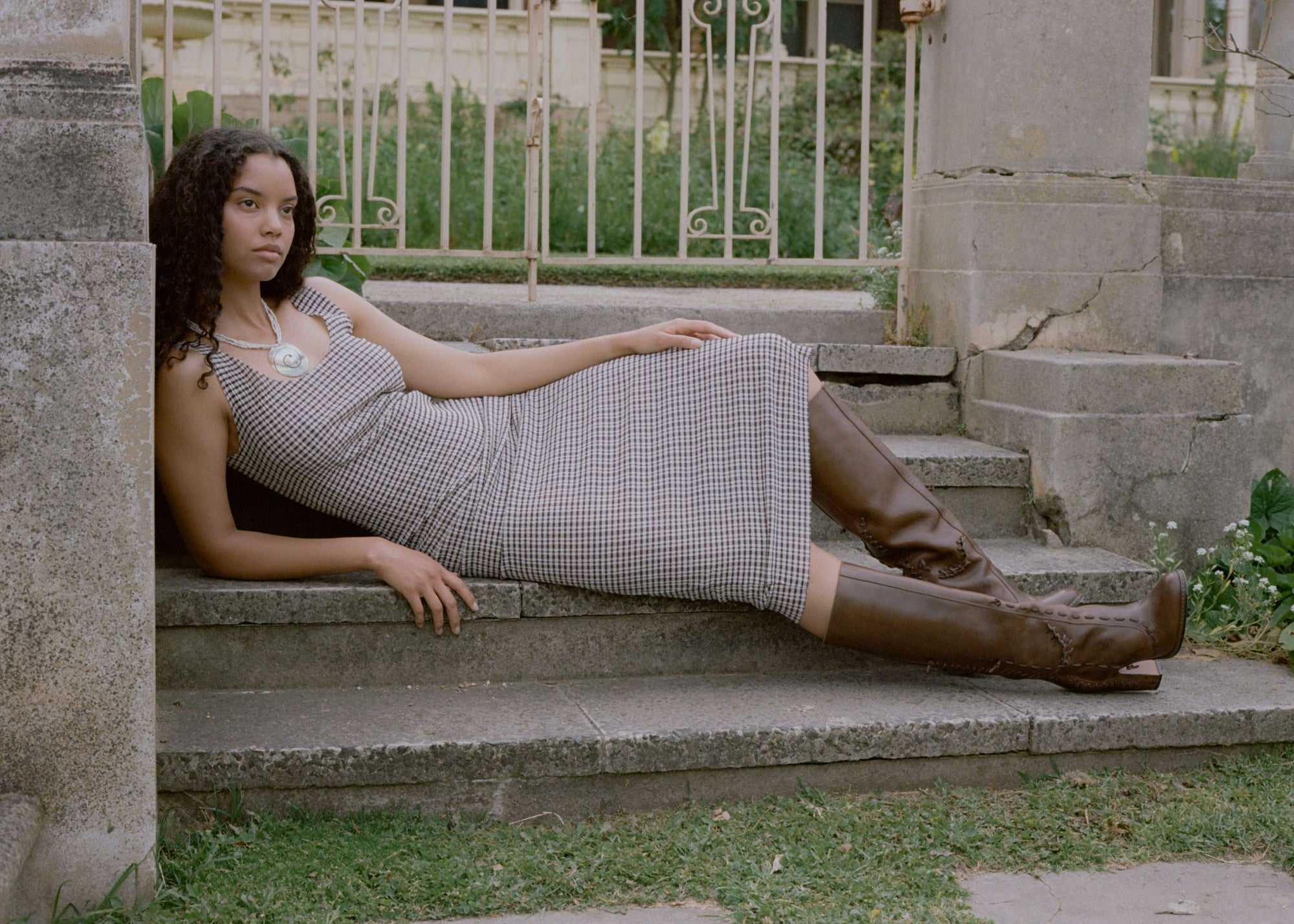 Motion Tank Dress ~ Chocolate