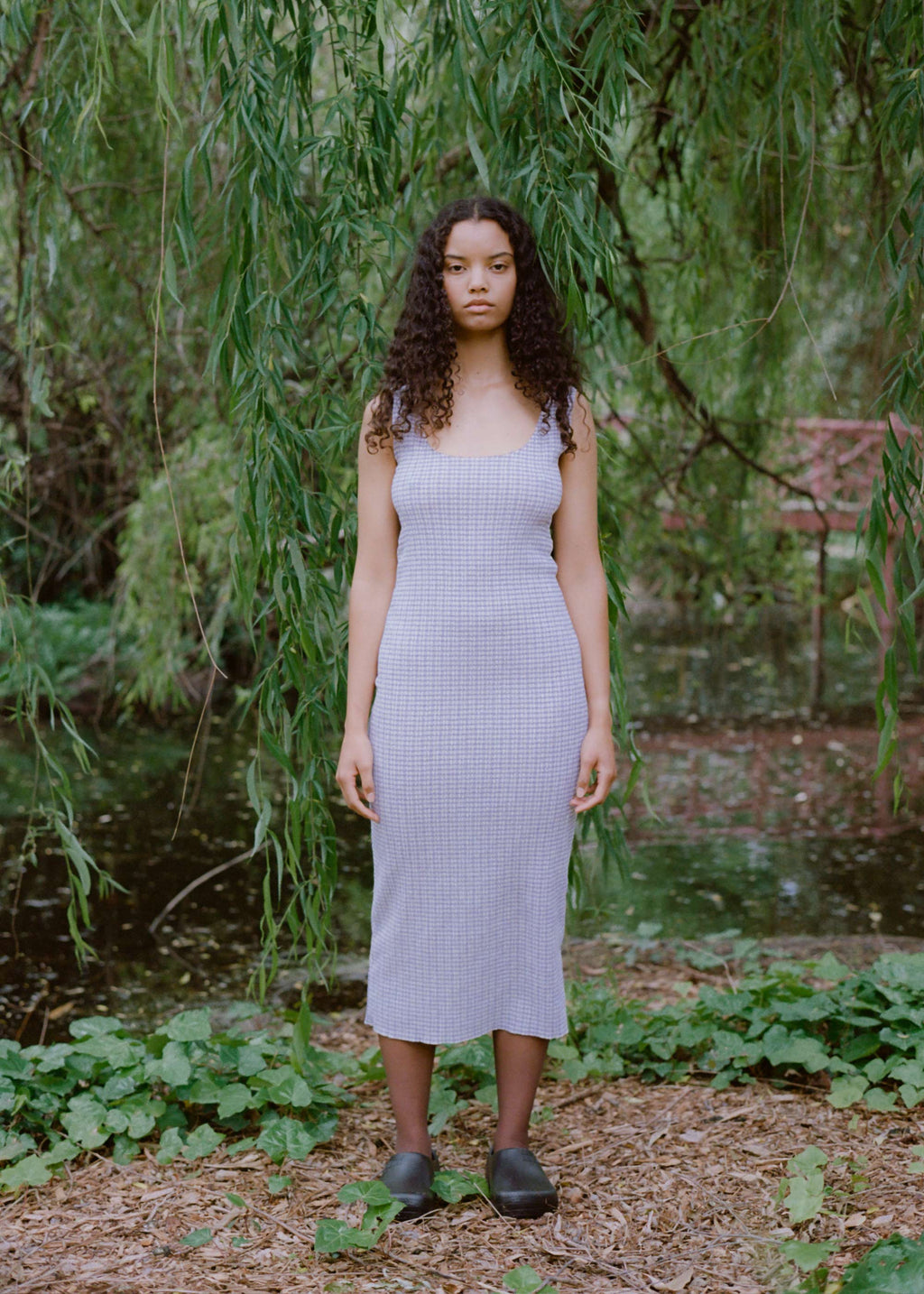 Motion Tank Dress ~ Lavender