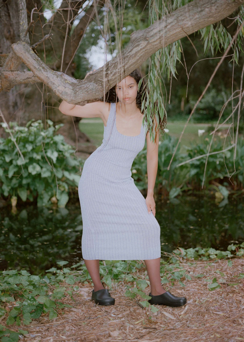 Motion Tank Dress ~ Lavender