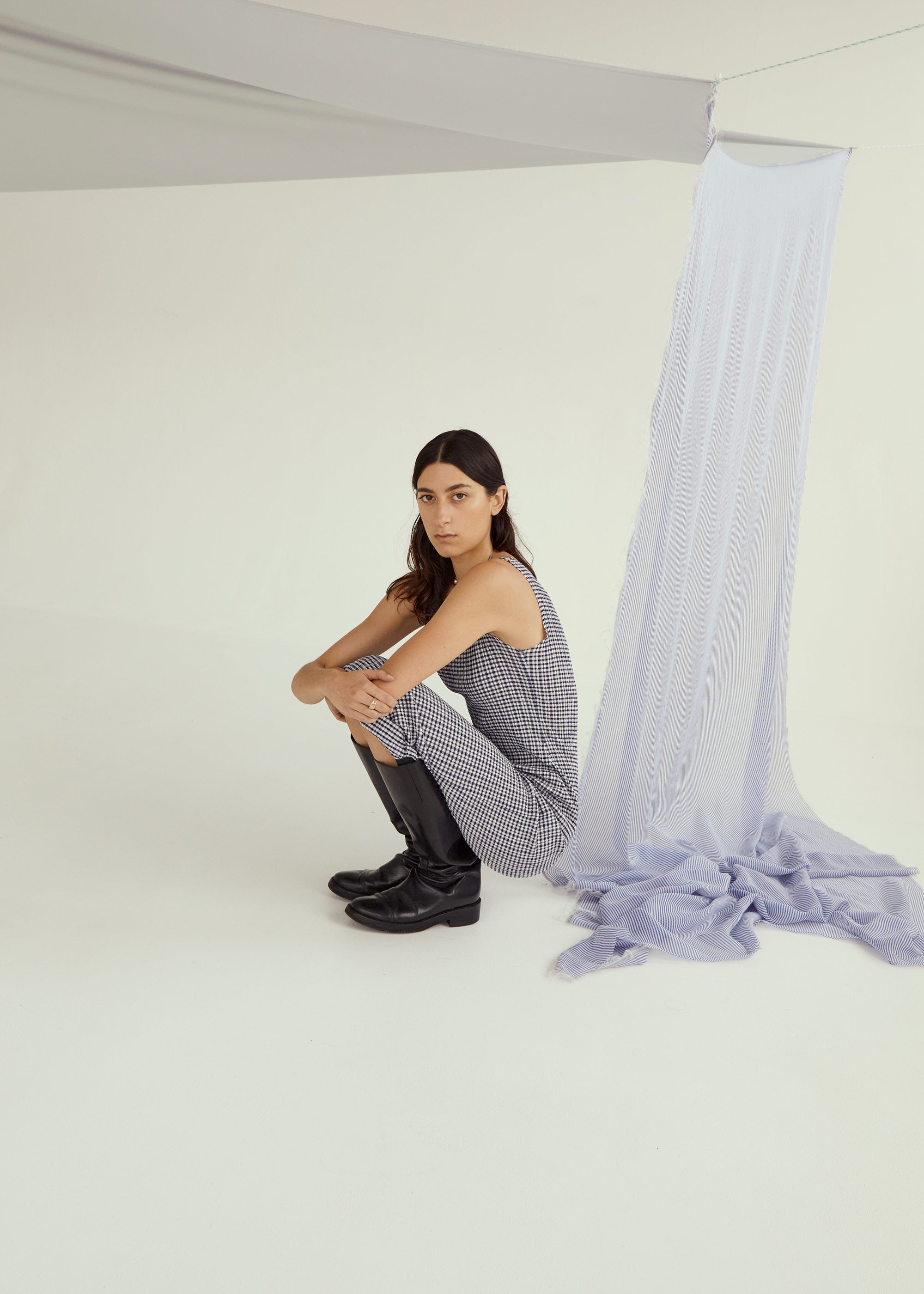 Ritual Tank Dress ~ Navy