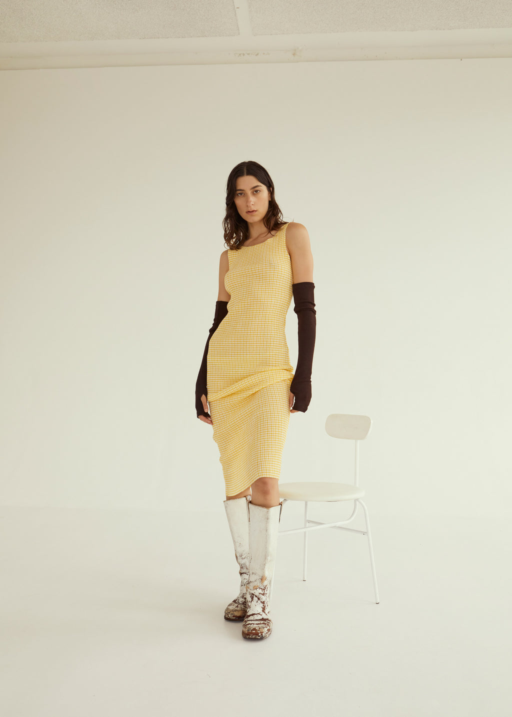 Ritual Tank Dress ~ Yellow