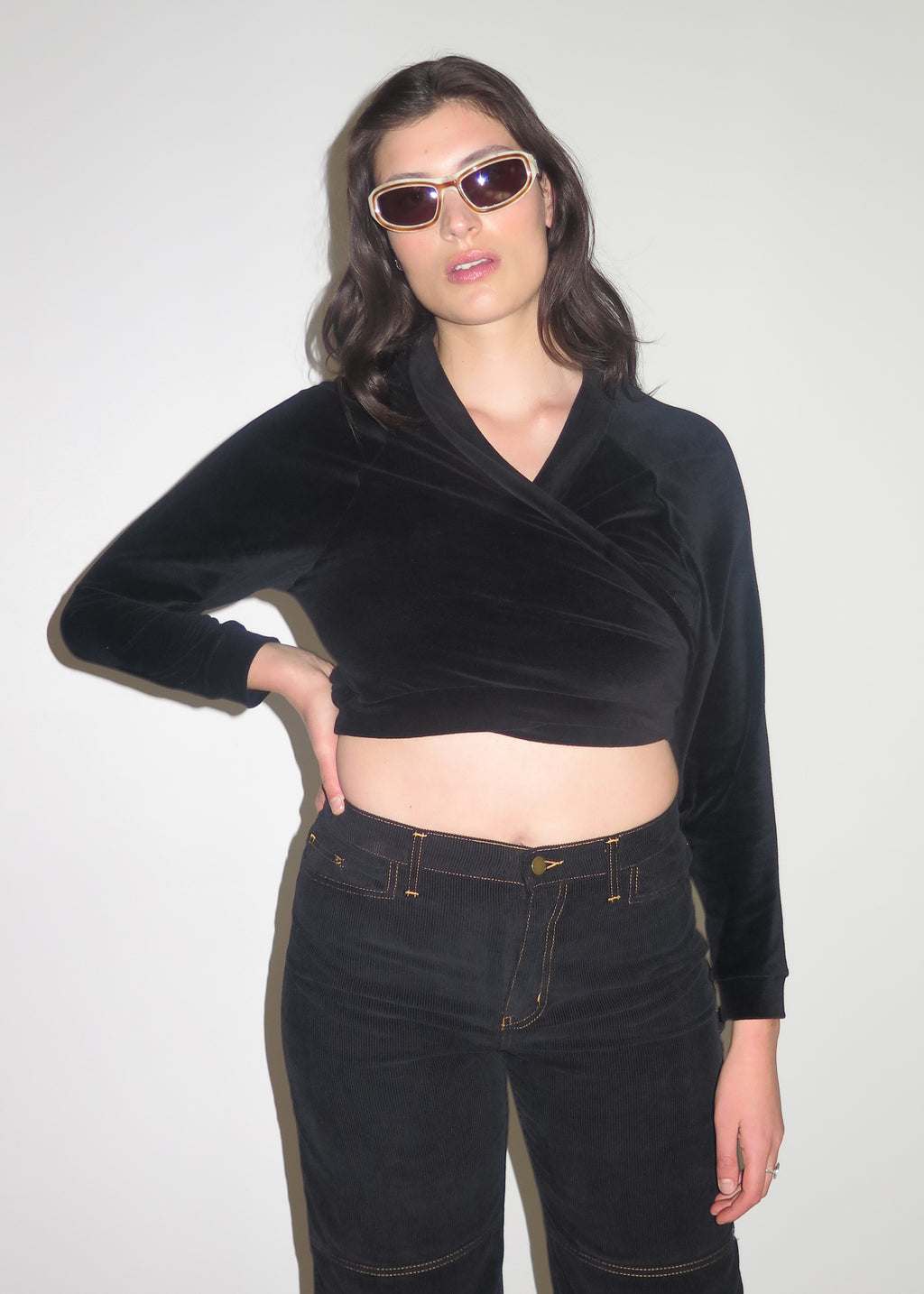 Repertoire Wrap Cardigan ~ Black