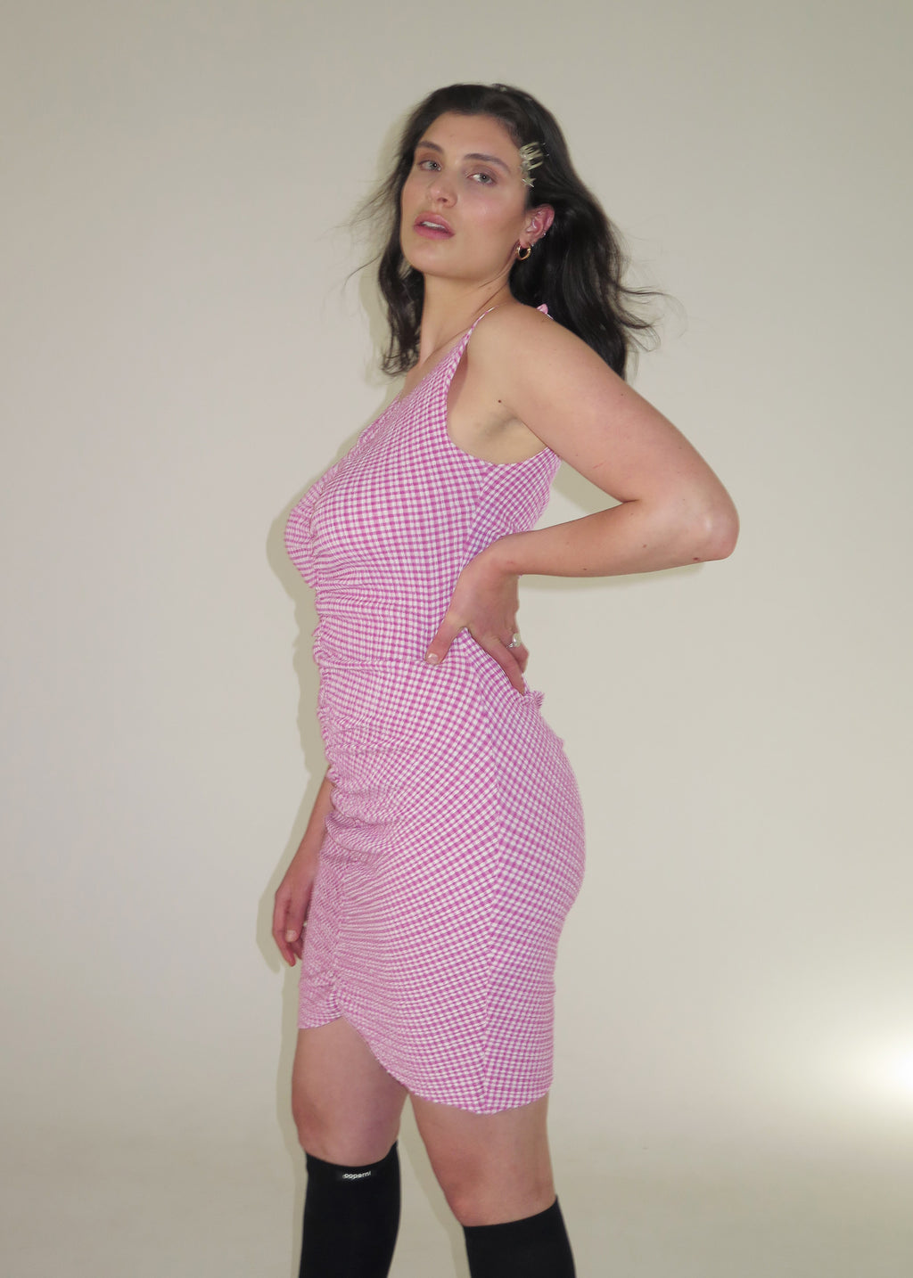 Metaphor Dress ~ Pink Gingham