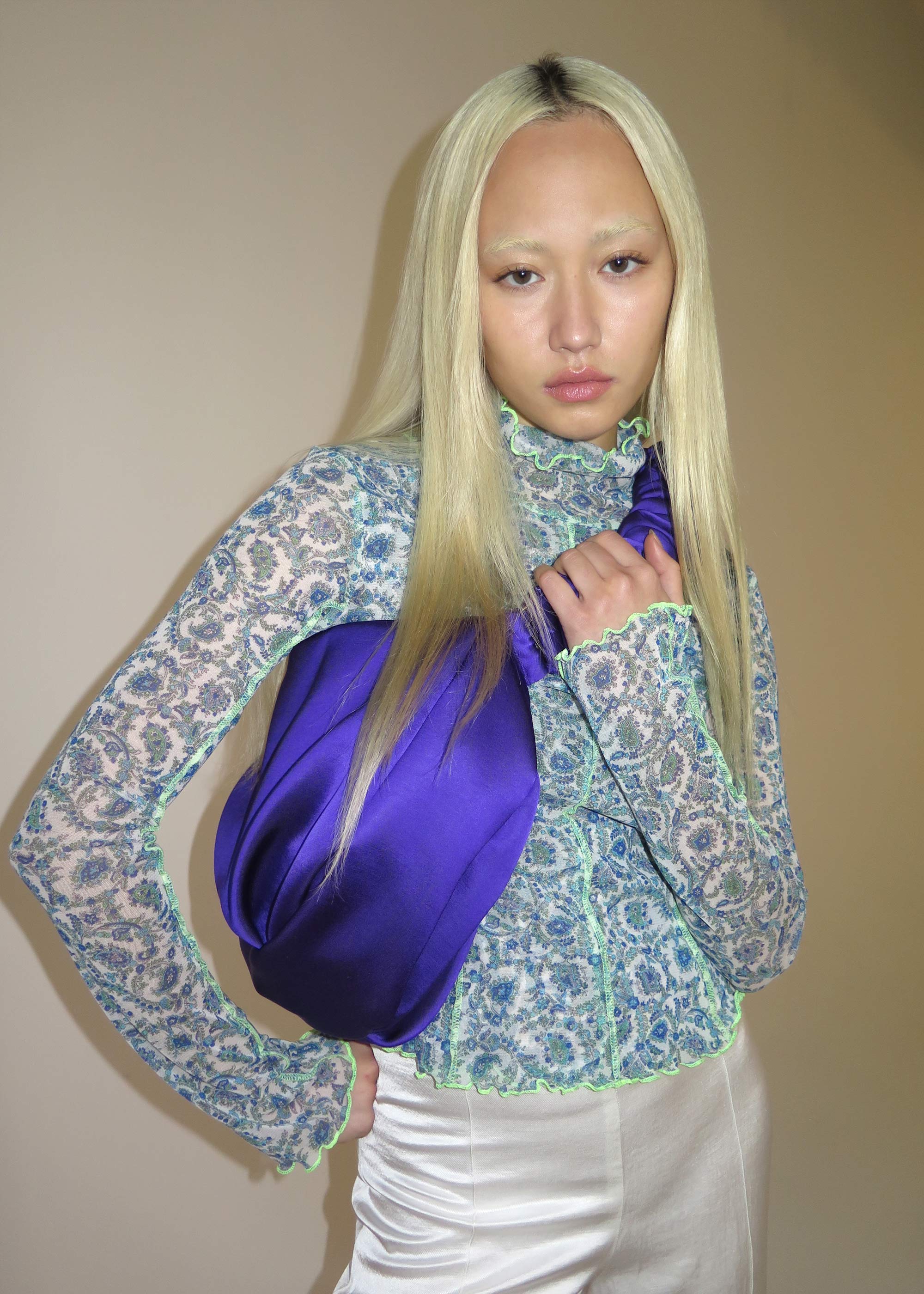 Gwen Turtleneck ~ Aqua