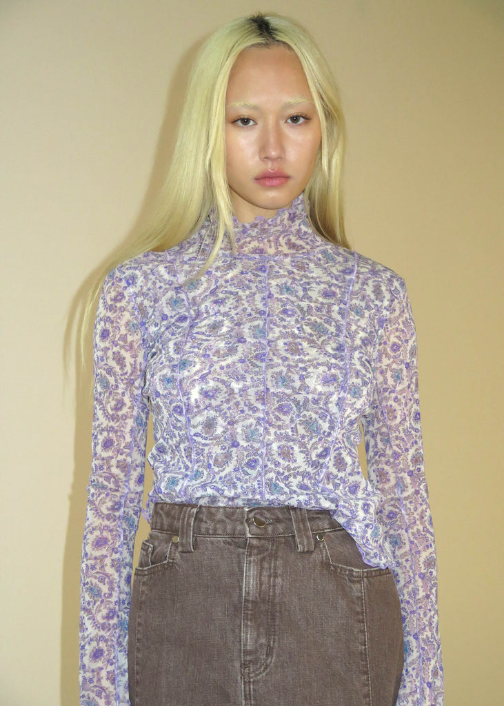 Gwen Turtleneck ~ Lilac