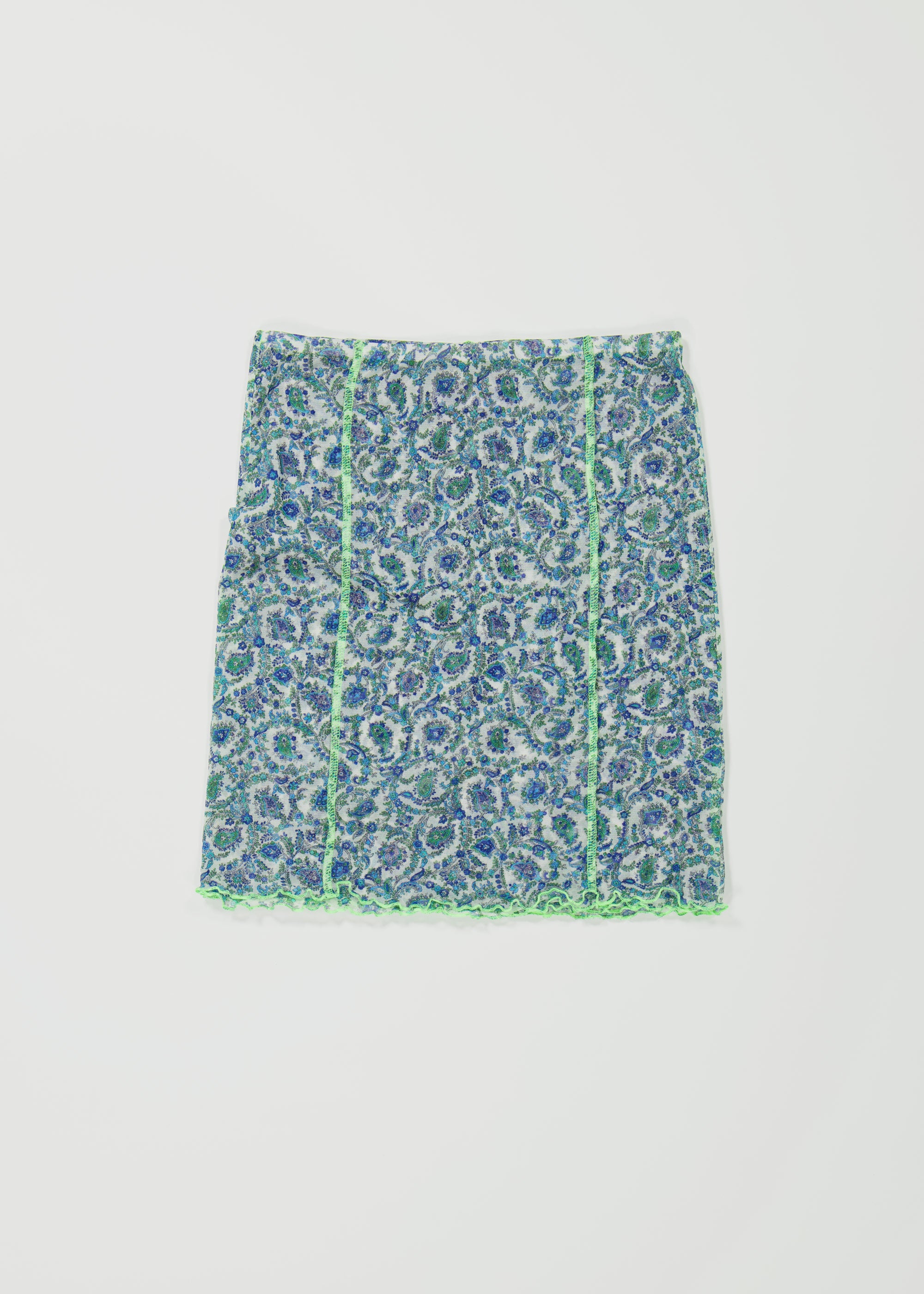 Gwen Skirt ~ Aqua