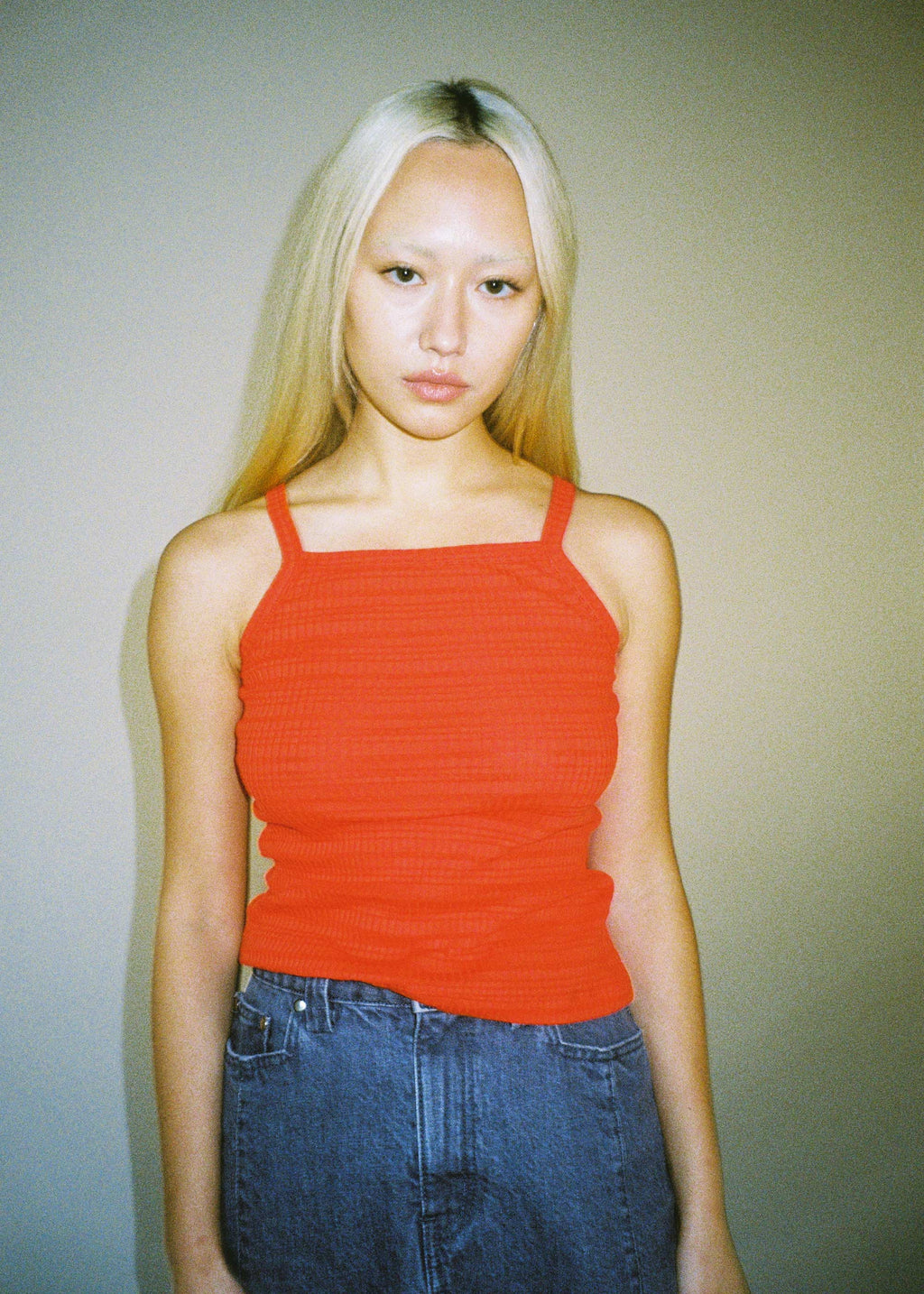 Neve Singlet ~ Warm Red
