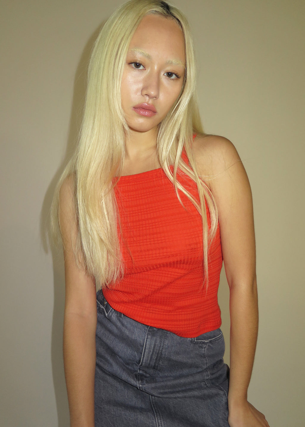 Neve Singlet ~ Warm Red