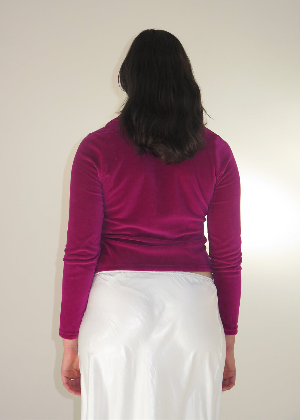 Liquid Slip Skirt ~ Porcelain