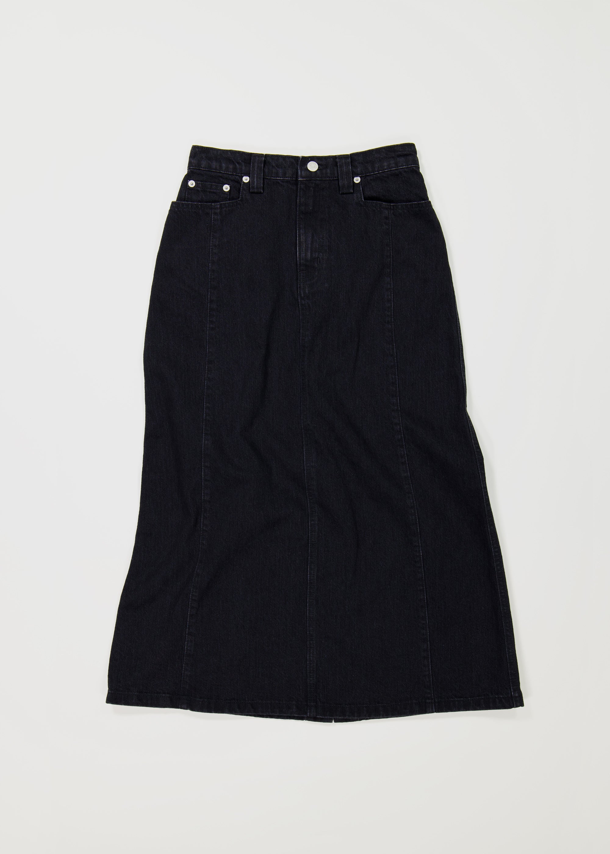 Homage Denim Skirt ~ Black