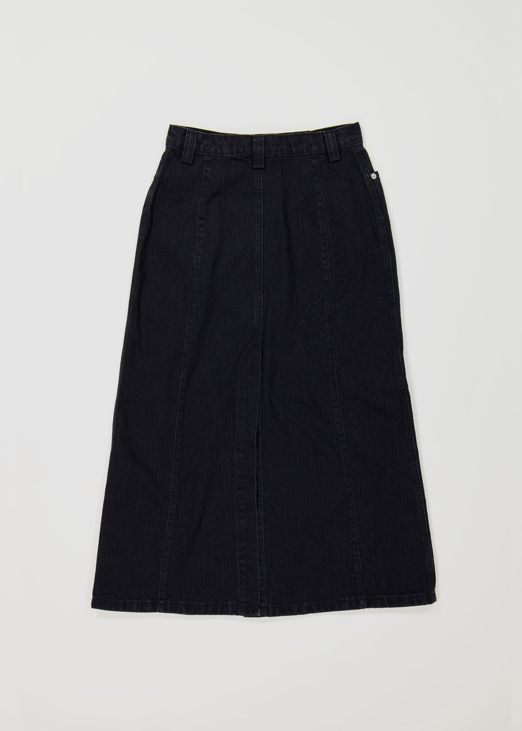 Homage Denim Skirt ~ Black