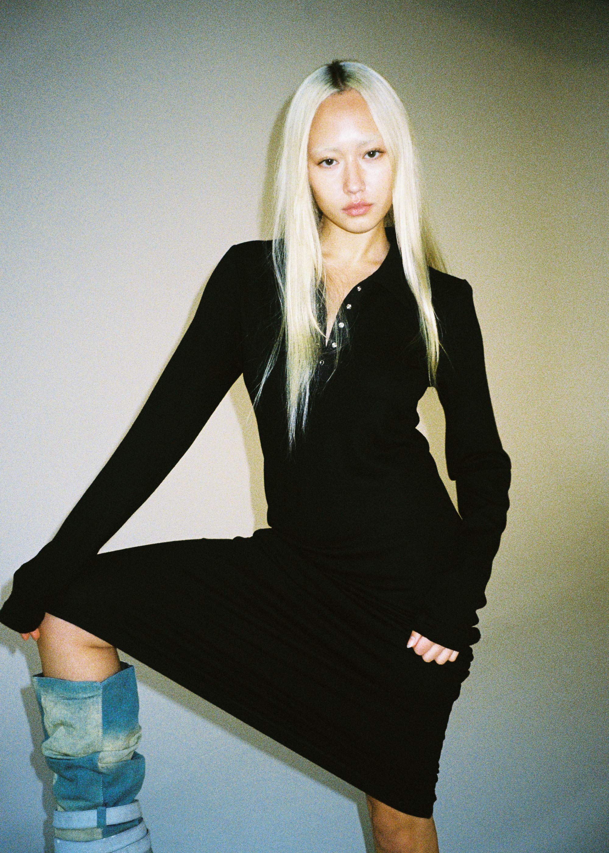 Liv Merino Dress ~ Black