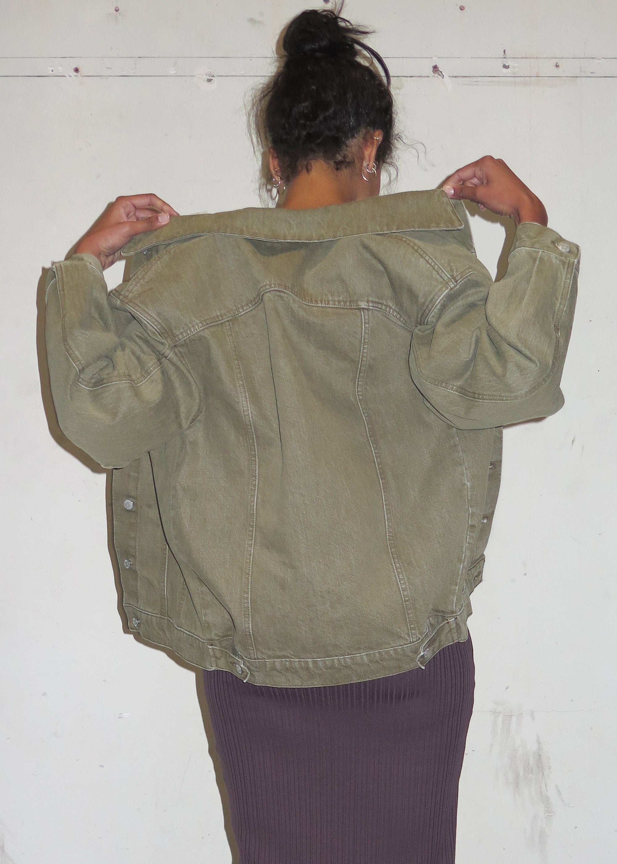 Homage Longline Jacket ~ Khaki